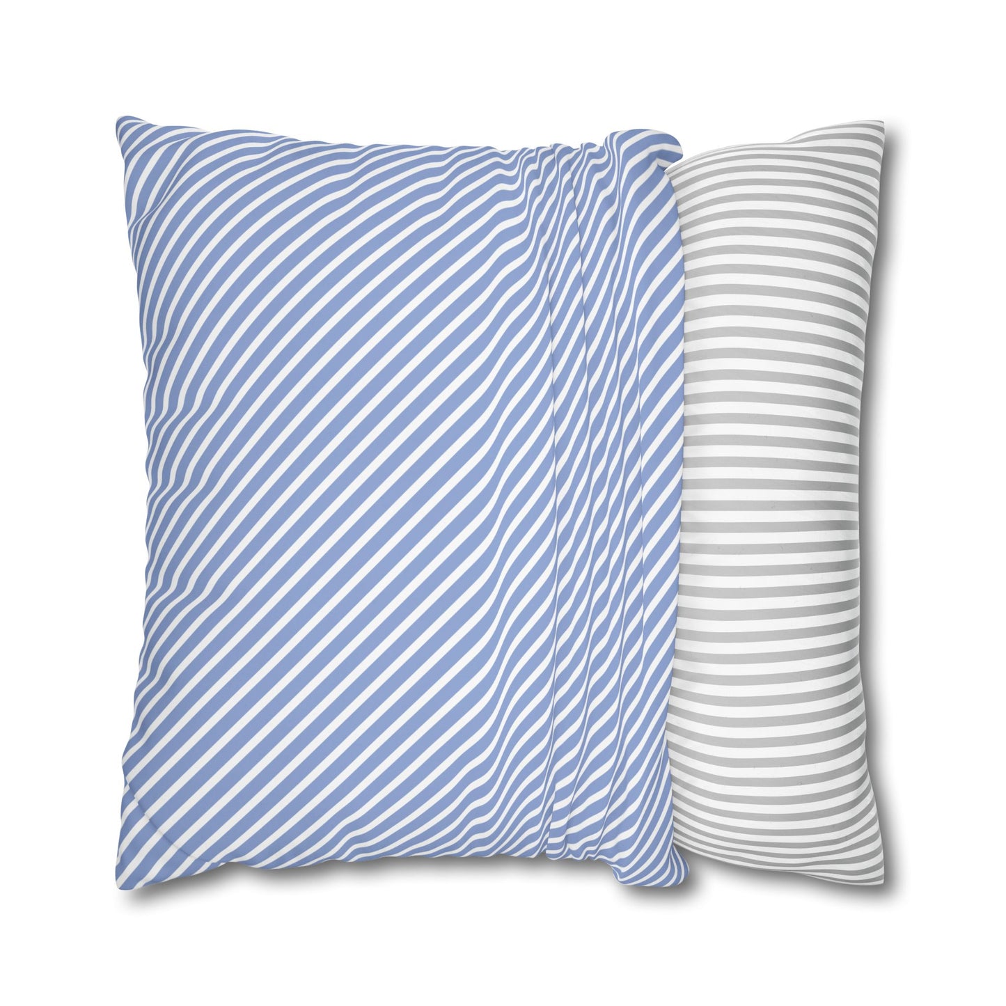 Blue Stripe Decorative Pillowcase, Cozy Throw Cushion Cover for Living Room, Home Decor, Gift for Housewarming, Birthday