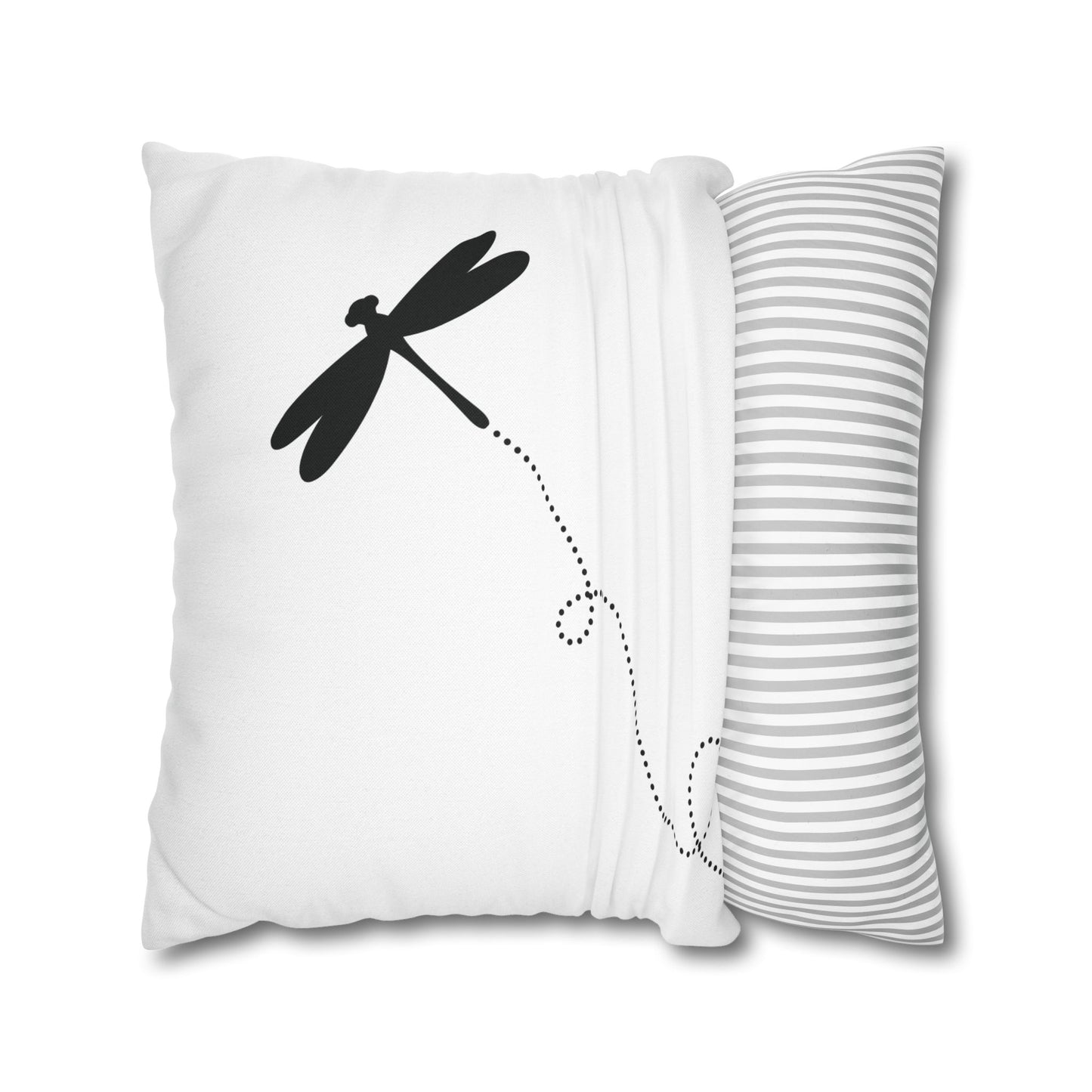 Elegant Dragonfly Pillowcase, Modern Home Decor, Indoor Cushion Cover, Cozy Living Room Accent, Unique Bedroom Gift, Nature-Inspired Decor