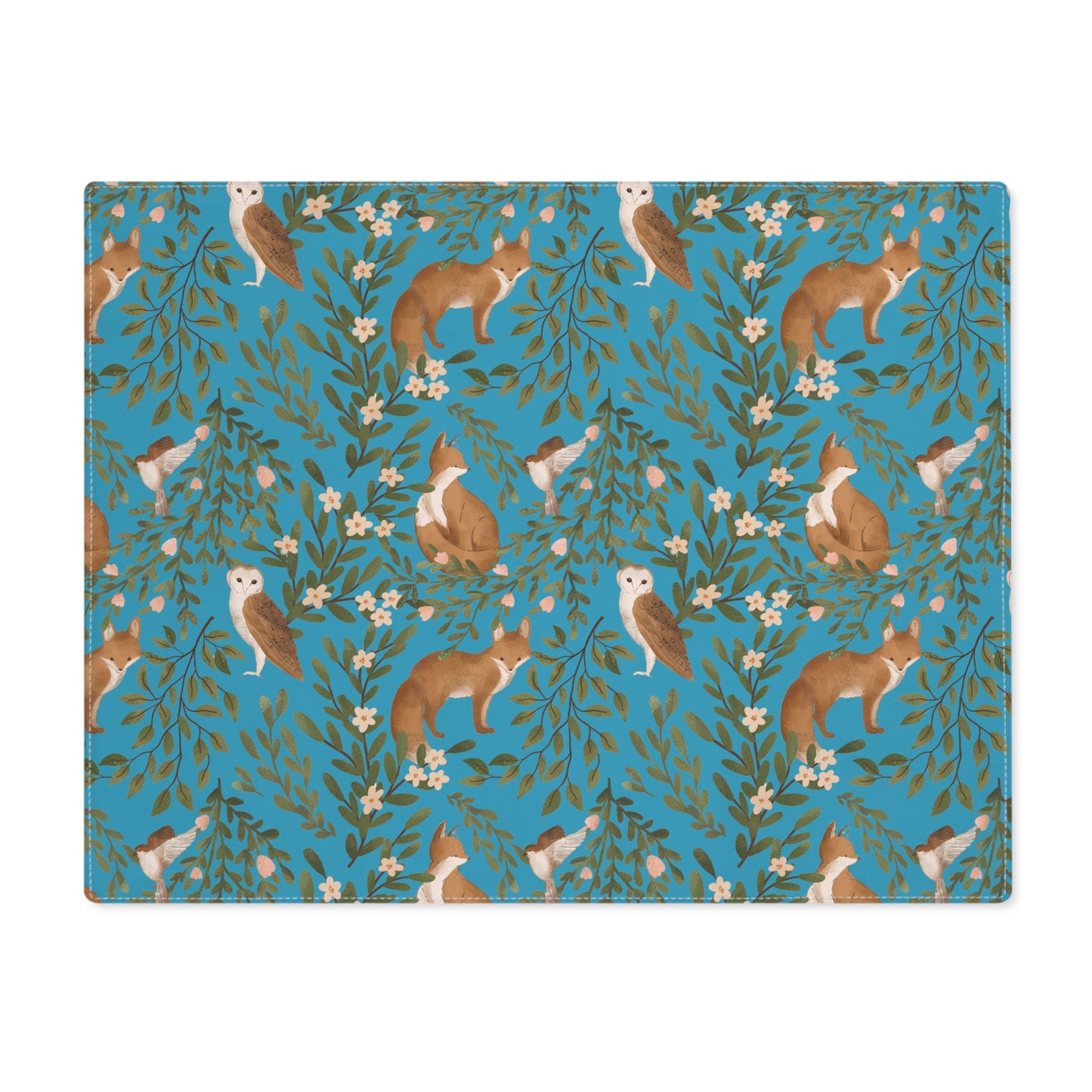 Woodland Charm -Placemat - Turqoise