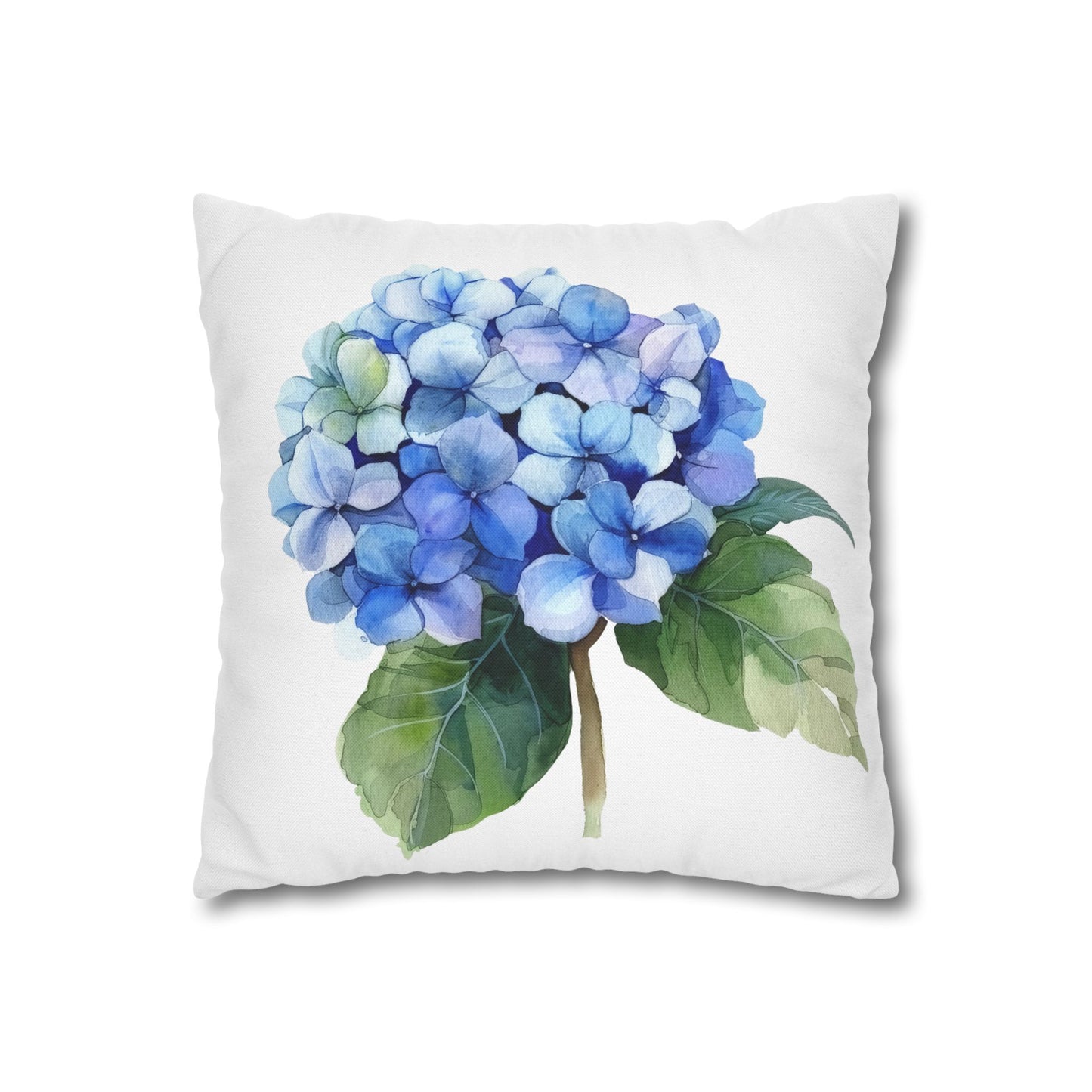 Floral Hydrangea Square Pillowcase - Cozy Home Decor