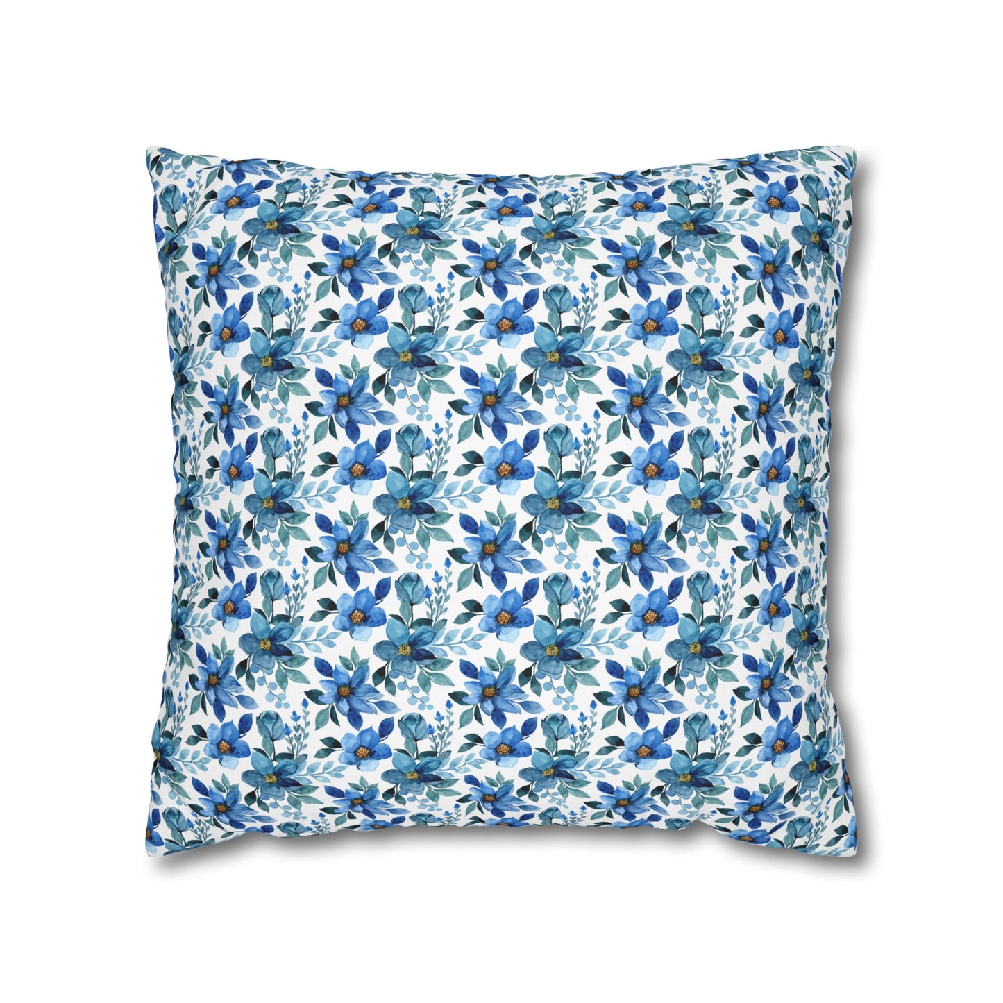 Floral Square Pillowcase | Cozy Home Decor, Gift for Relaxation, Boho Bedroom Accent, Housewarming Present, Summer Vibes