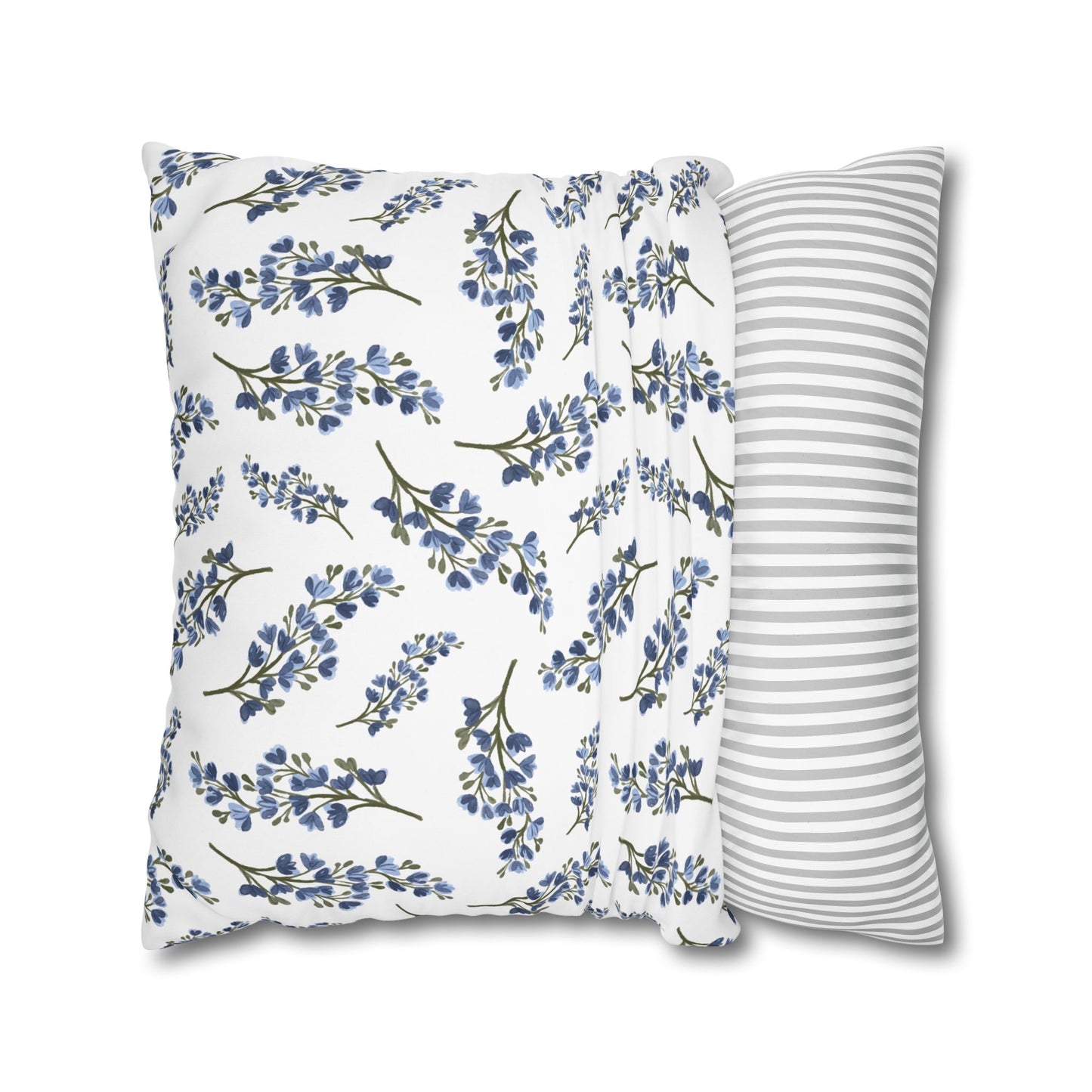 Floral Patterned Throw Pillowcase, Square Decor, Home Accent, Living Room Cushion, Gift for Homeowners, Cozy Decor