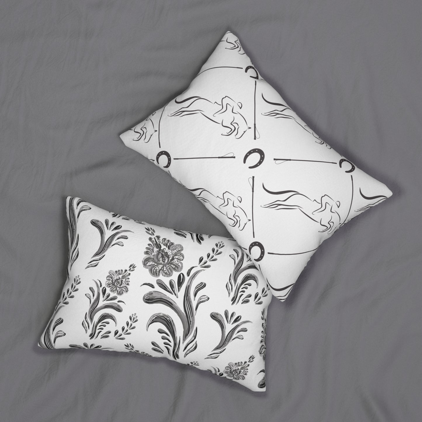 Elegant Spun Polyester Lumbar Pillow - Equestrian & Floral Designs, Home Decor, Horse Lover Gift, Unique Accent Pillow, Cozy Living [...]