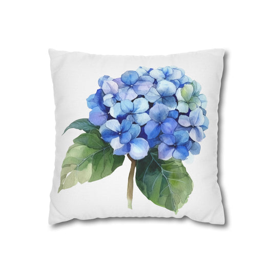 Floral Hydrangea Square Pillowcase - Cozy Home Decor