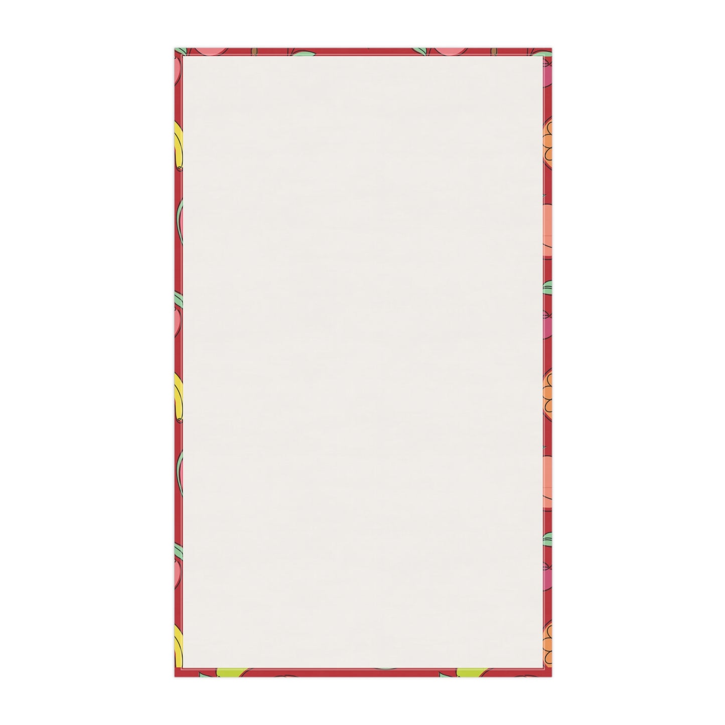 Fruitful Whimsy: A Tea Towel Delight - Dark Red - FWTT