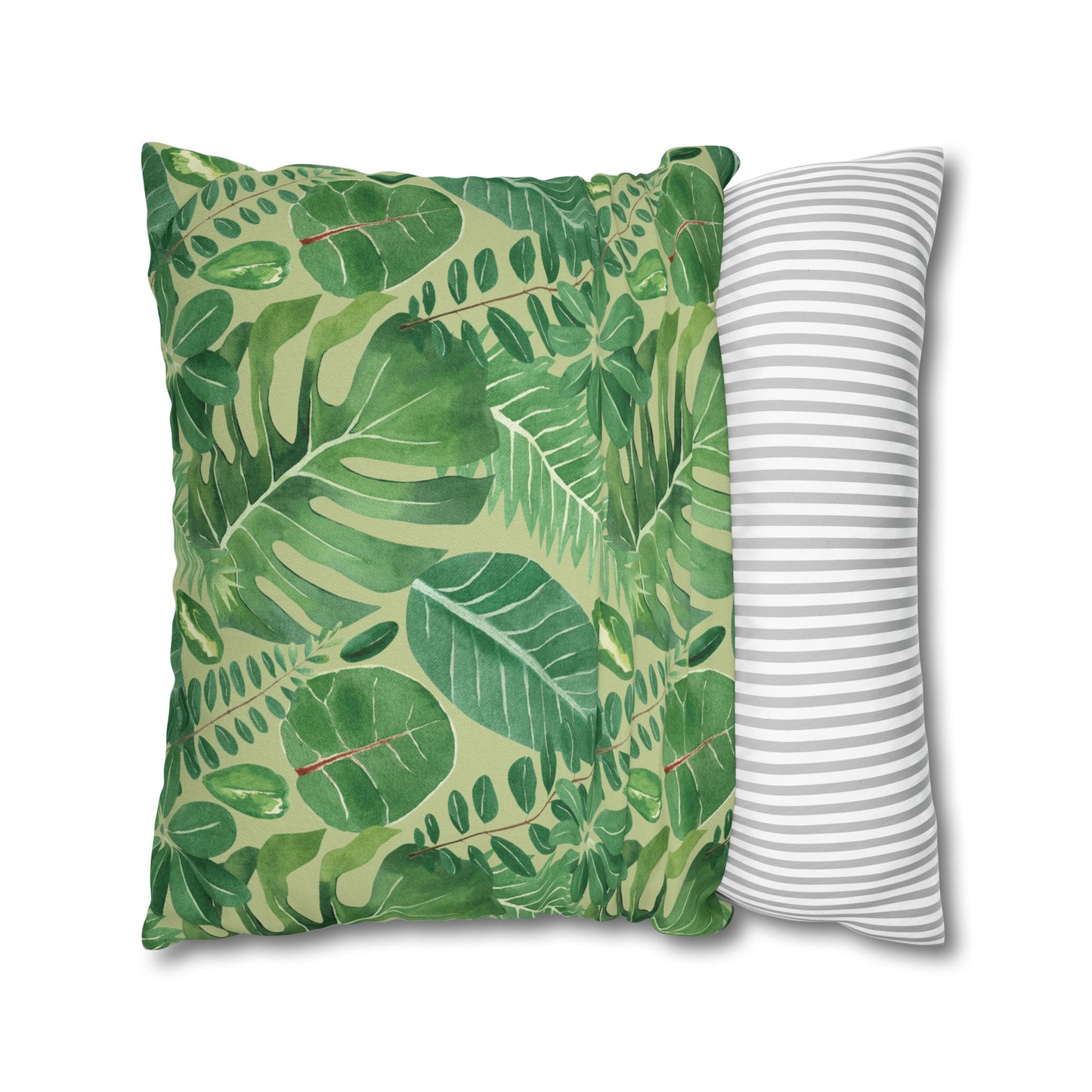 Tropical Floral Pillowcase | Decorative Home Accent, Botanical Throw Pillow, Bohemian Décor, Gift for Plant Lovers, Summer Home Style