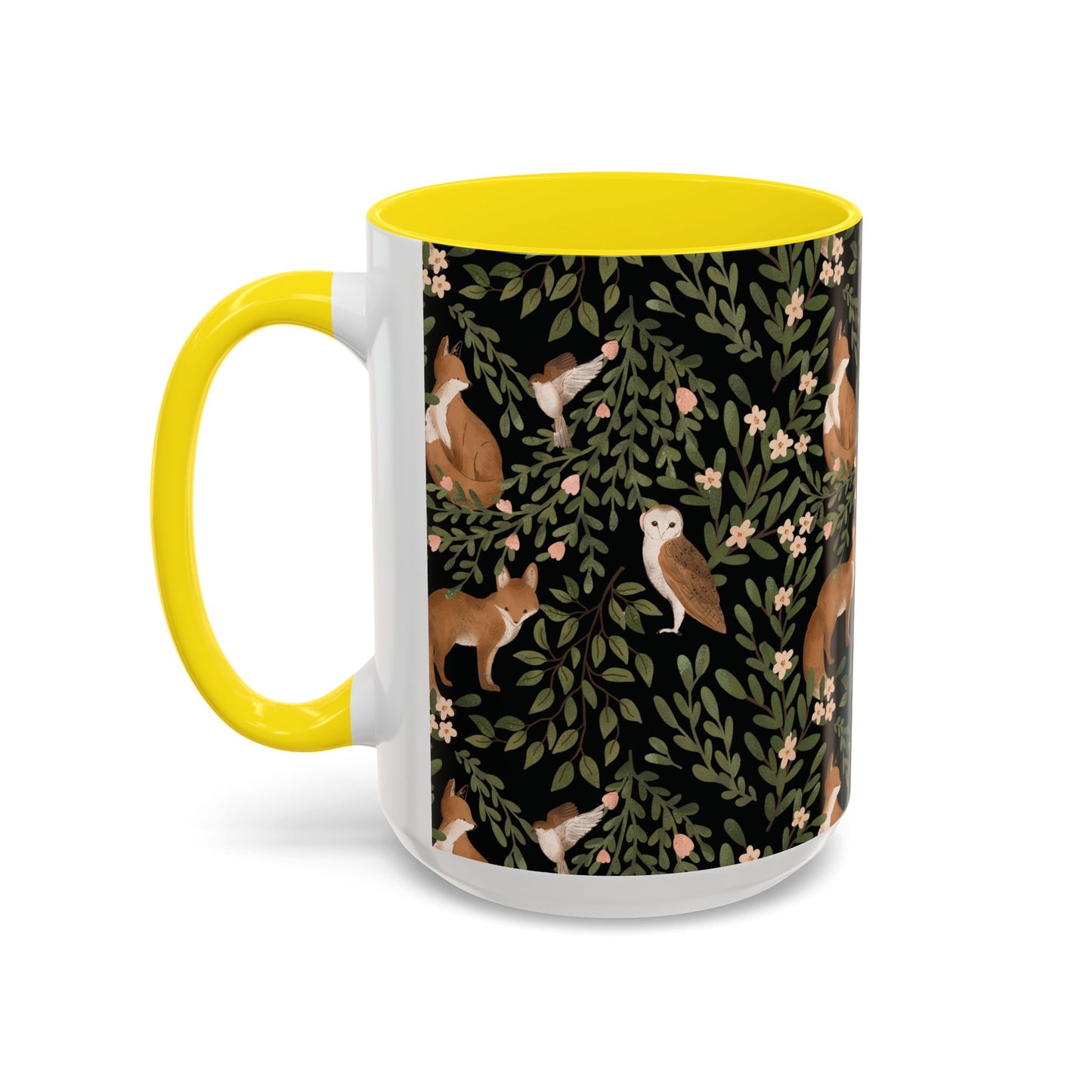 Mug - Little Fox and Owl Woodland Scene Coffee Cup