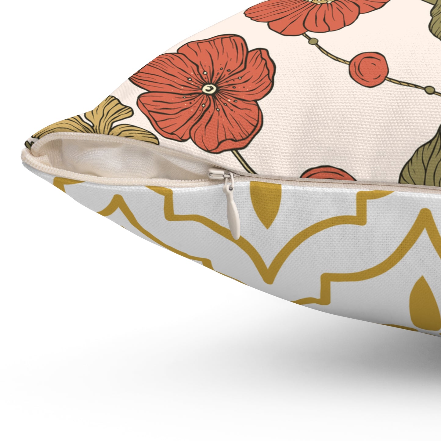 Flying Sparrow with twins Nature-Inspired Decorative Pillow with Floral Design, Home Decor, Gift for Bird Lovers, Cozy Throw Pillow, Boho Accent Cushion