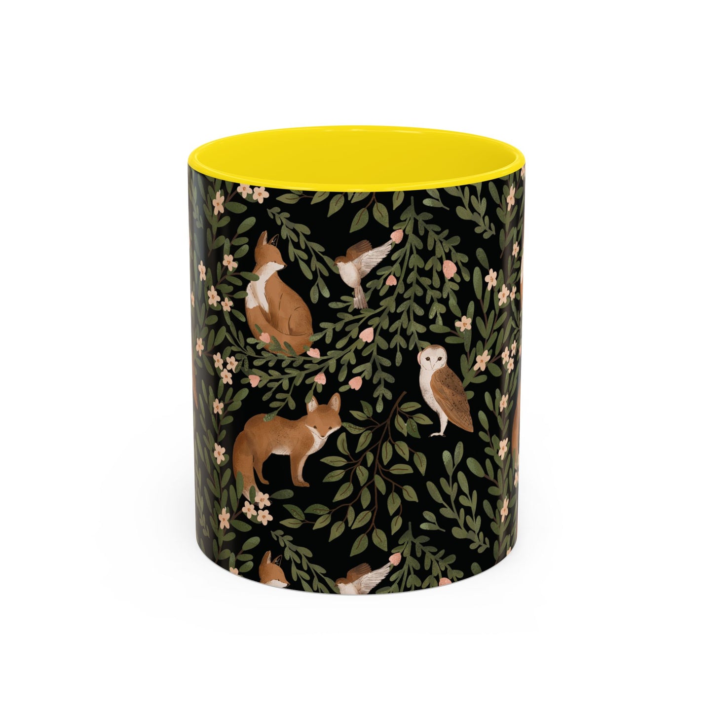 Mug - Little Fox and Owl Woodland Scene Coffee Cup