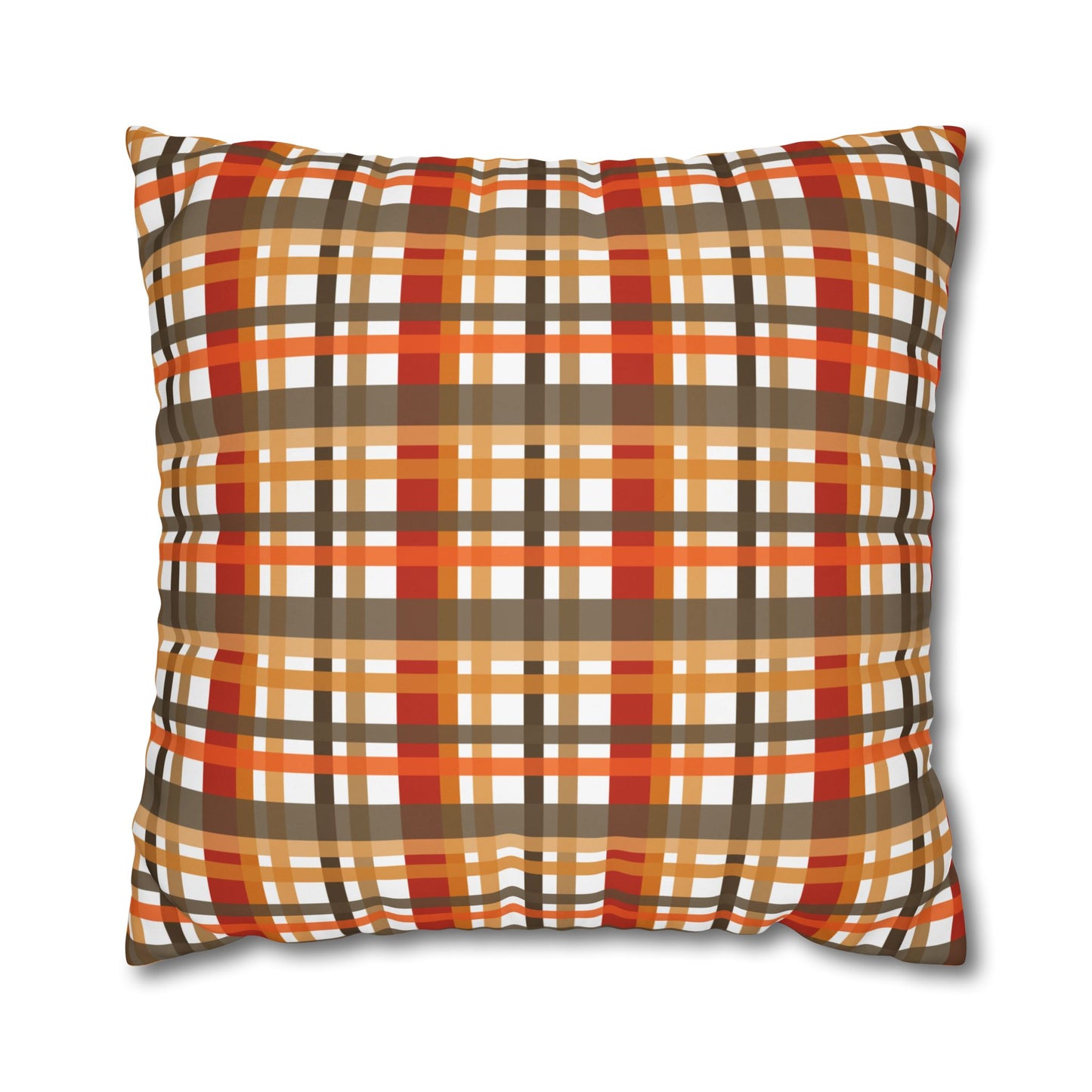 Cozy Plaid Throw Pillowcase, Autumn Decor Pillow, Home Accents, Thanksgiving Gift, Comfortable Couch Accessory