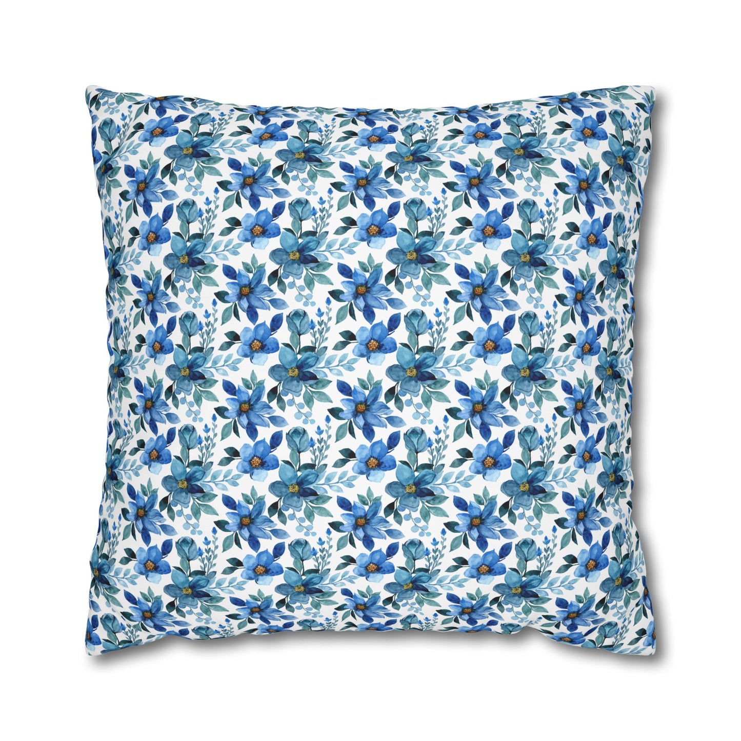 Floral Square Pillowcase | Cozy Home Decor, Gift for Relaxation, Boho Bedroom Accent, Housewarming Present, Summer Vibes