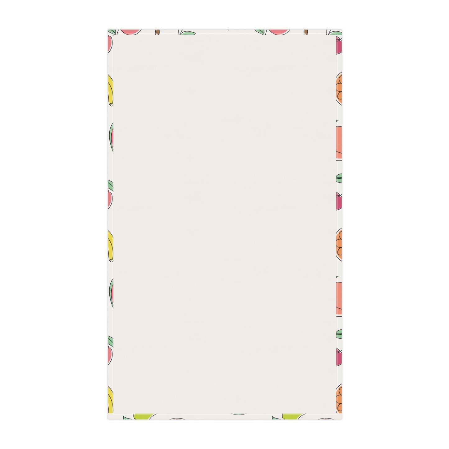 Fruitful Whimsy: A Tea Towel  - Cotton - White - FWTT