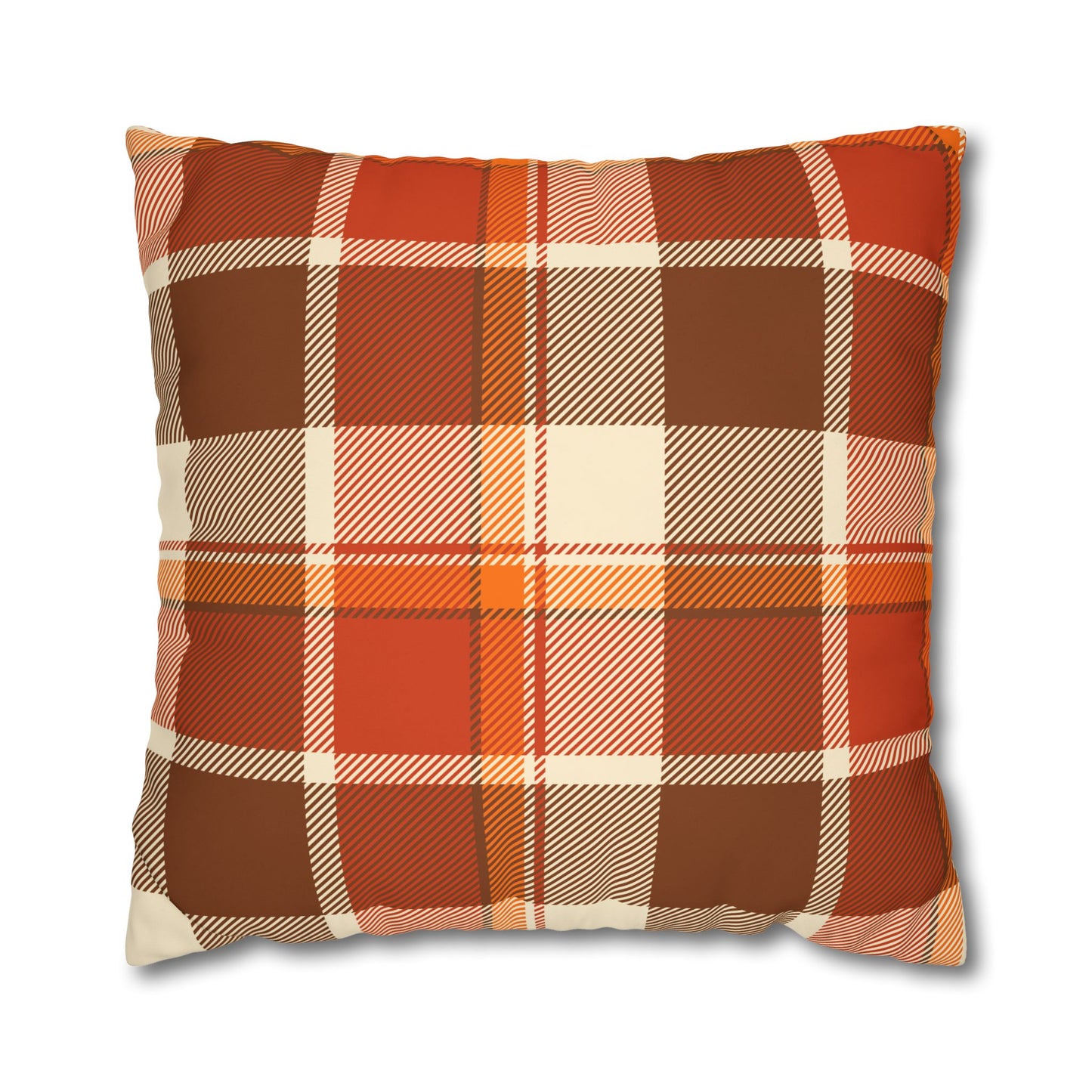 Cozy Plaid Pillowcase for Fall Decor, Home Accent, Gift for Her, Seasonal Decoration, Couch Accessory