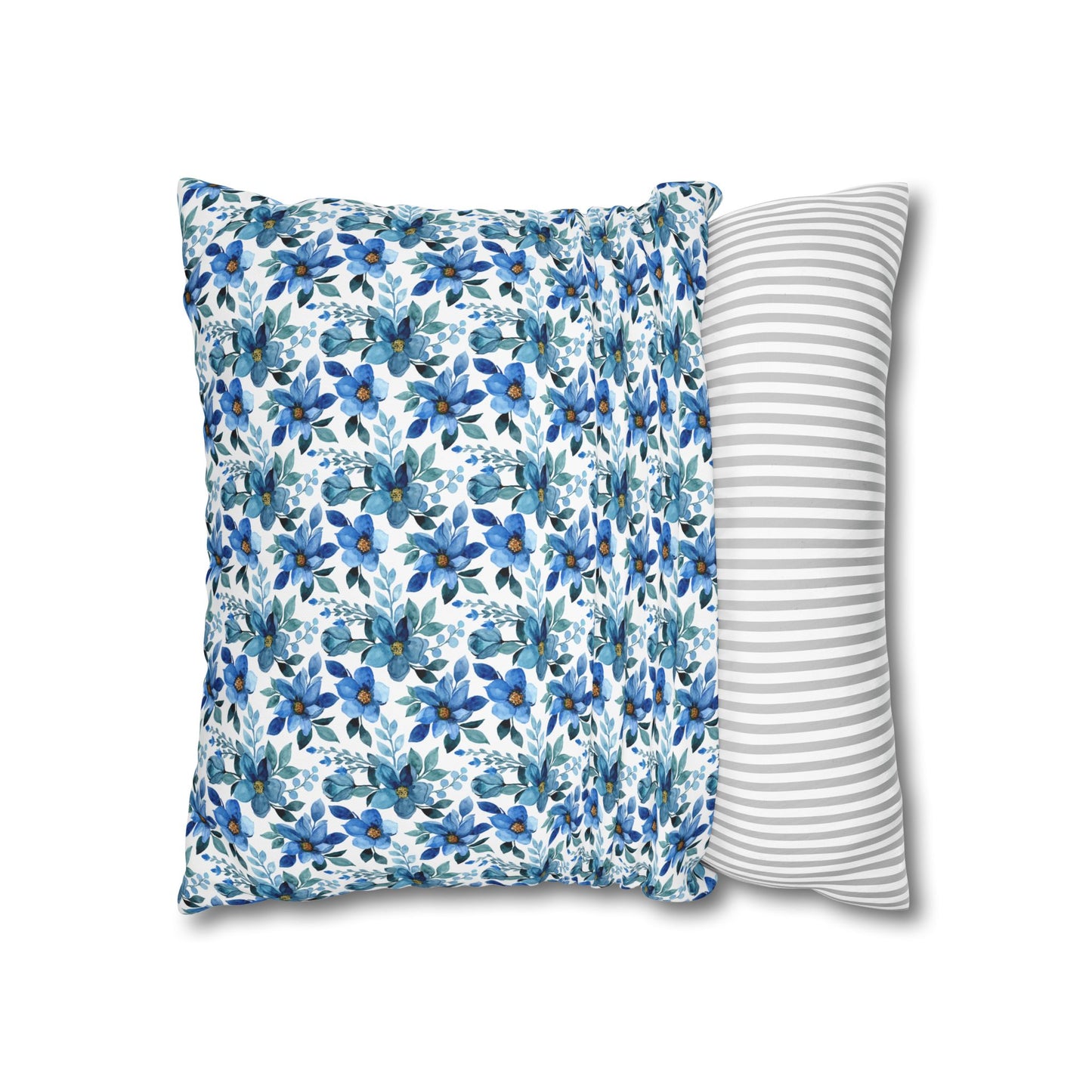 Floral Square Pillowcase | Cozy Home Decor, Gift for Relaxation, Boho Bedroom Accent, Housewarming Present, Summer Vibes