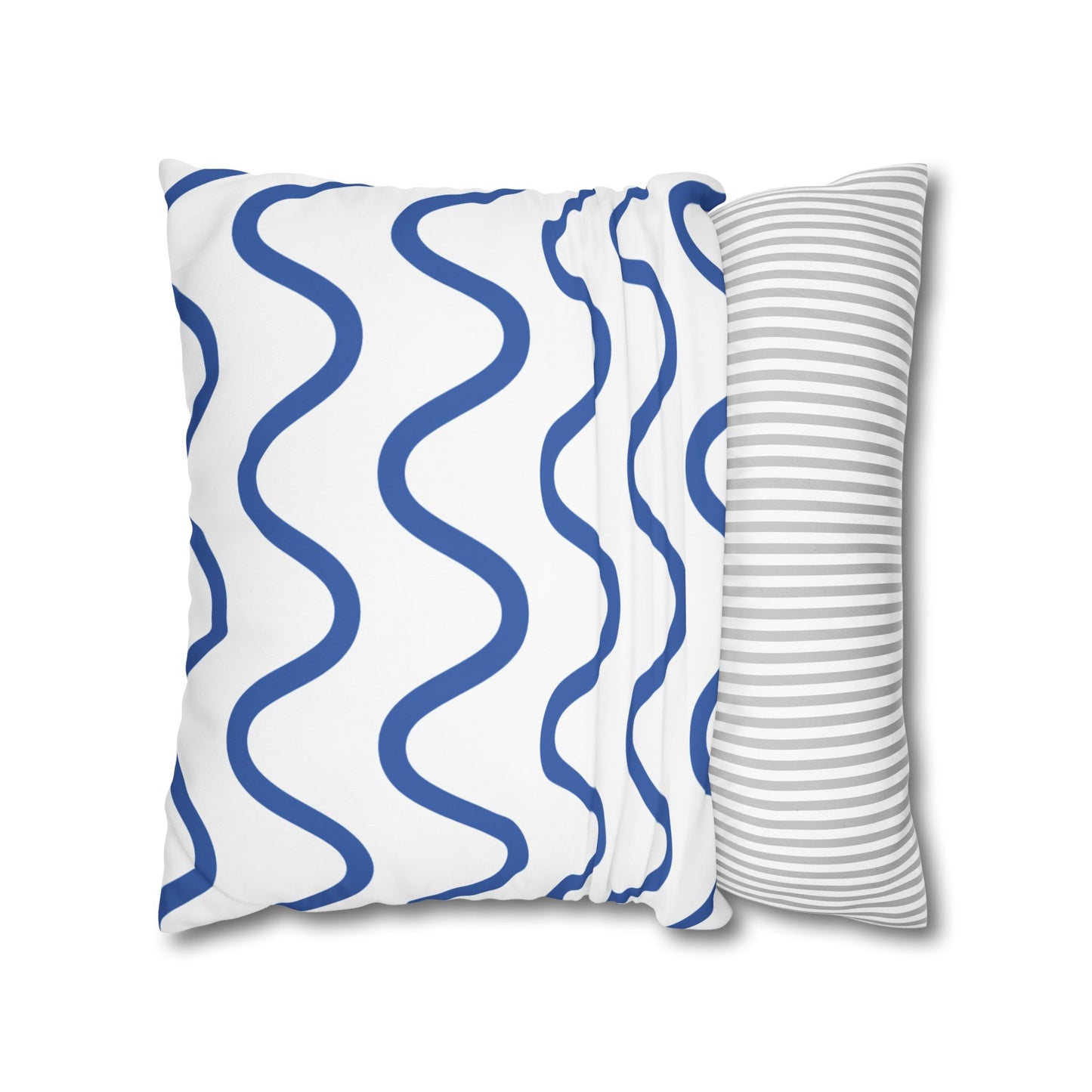 Wave Pattern Decorative Pillowcase | Coastal Vibe, Home Decor, Throw Pillow Cover, Room Accent, Gift for Ocean Lovers