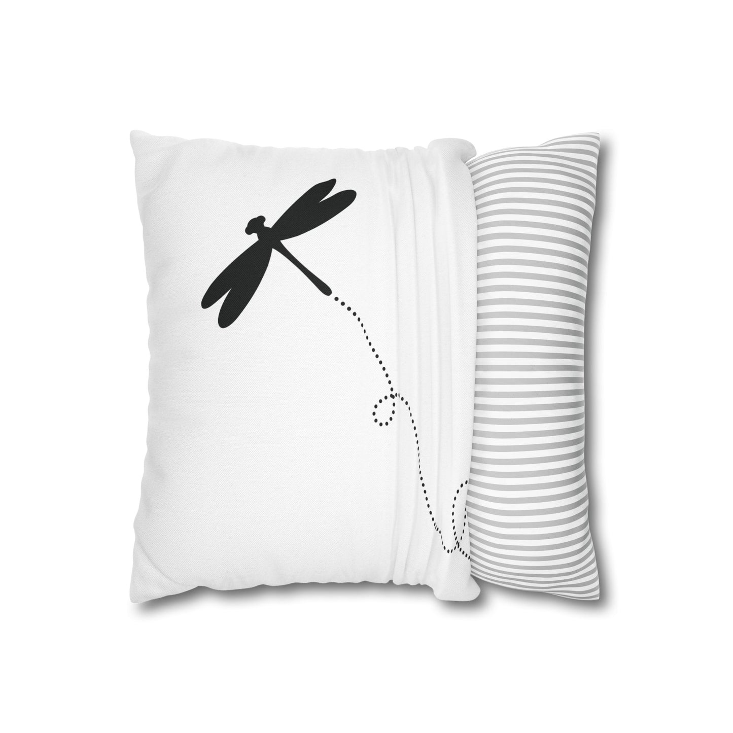 Elegant Dragonfly Pillowcase, Modern Home Decor, Indoor Cushion Cover, Cozy Living Room Accent, Unique Bedroom Gift, Nature-Inspired Decor