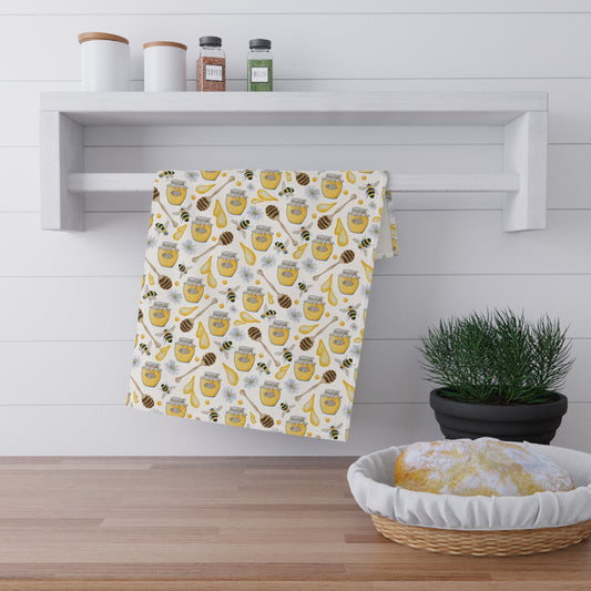 Honeybee Garden Cotton Tea Towel