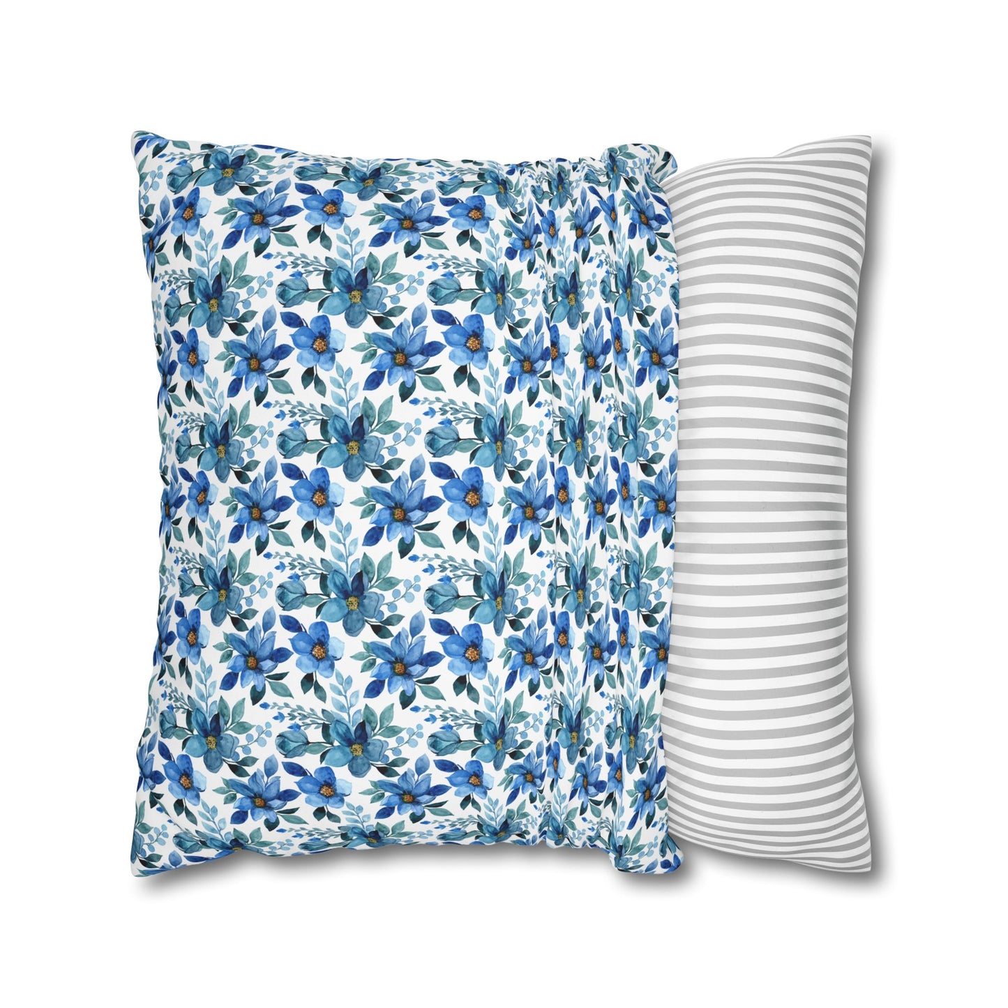 Floral Square Pillowcase | Cozy Home Decor, Gift for Relaxation, Boho Bedroom Accent, Housewarming Present, Summer Vibes
