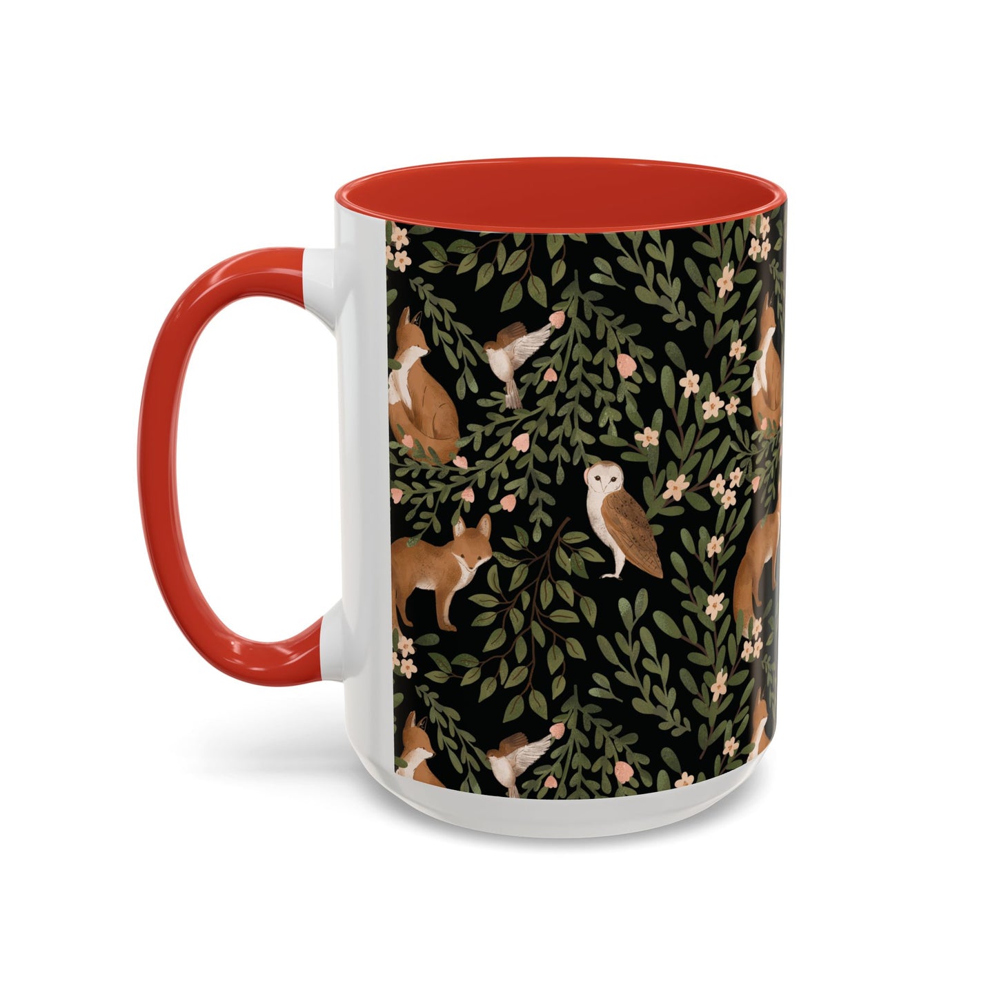 Mug - Little Fox and Owl Woodland Scene Coffee Cup