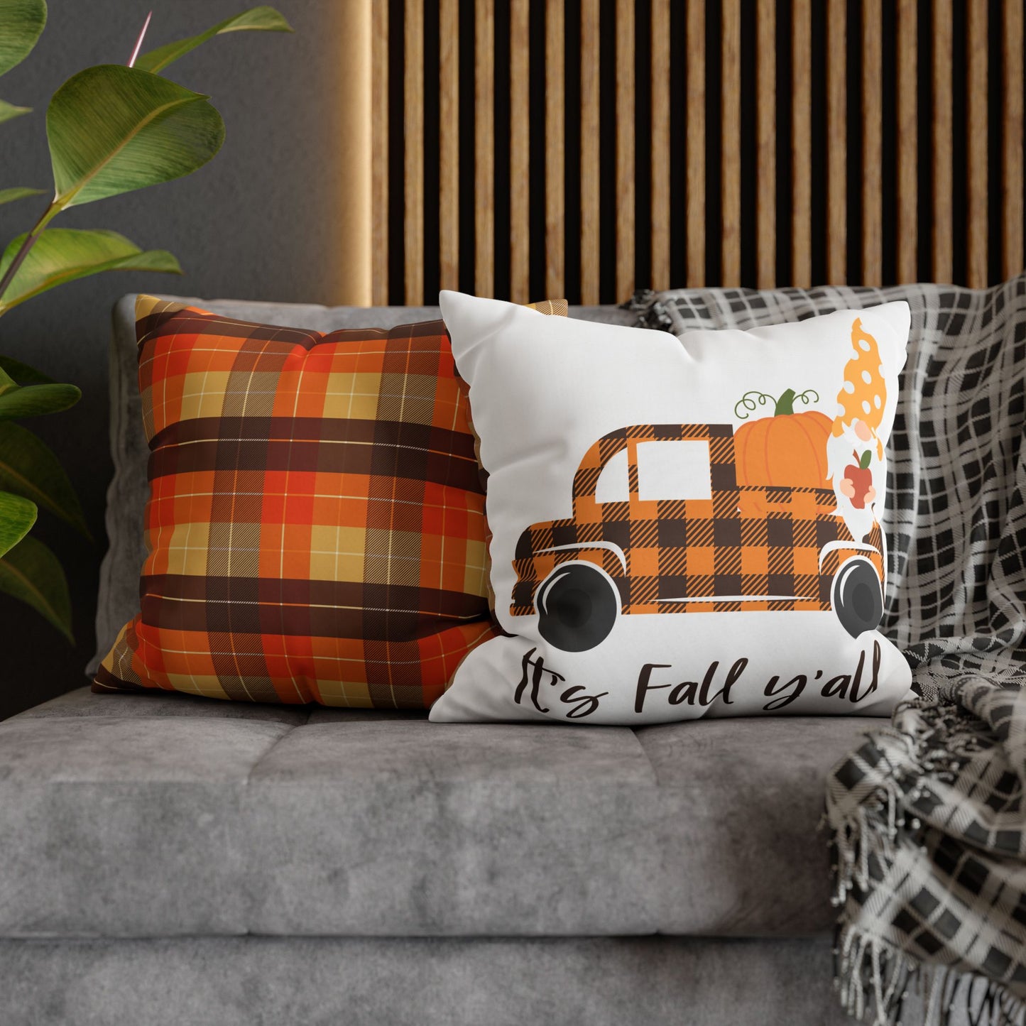 Autumn Truck Pillowcase - Cozy Fall Home Decor, Harvest Gift, Thanksgiving Pillow, Seasonal Decorative Cushion, Farmhouse Style