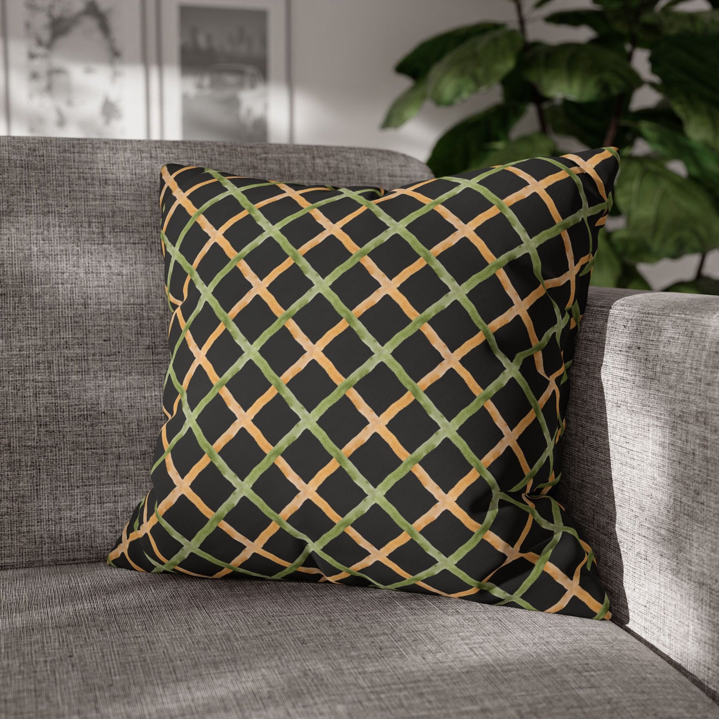 Stylish Geometric Pillowcase, Modern Home Decor, Cozy Living Room Accent, Unique Gift Idea, Decorative Throw Pillow Cover, Square Pillow