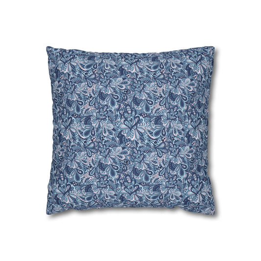 Floral Decorative Pillowcase - Cozy Home Accent, Boho Chic Style, Throw Cushion Cover for Living Room, Bedroom Decor, Gift Idea