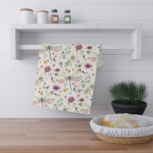 Dragonfly Meadow: Cotton Tea Towel