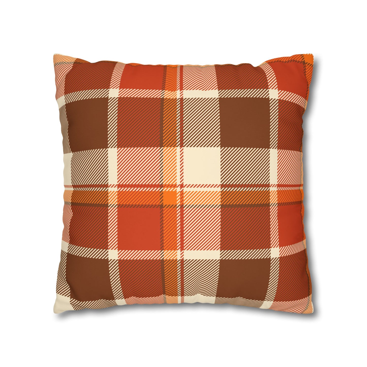 Cozy Plaid Pillowcase for Fall Decor, Home Accent, Gift for Her, Seasonal Decoration, Couch Accessory