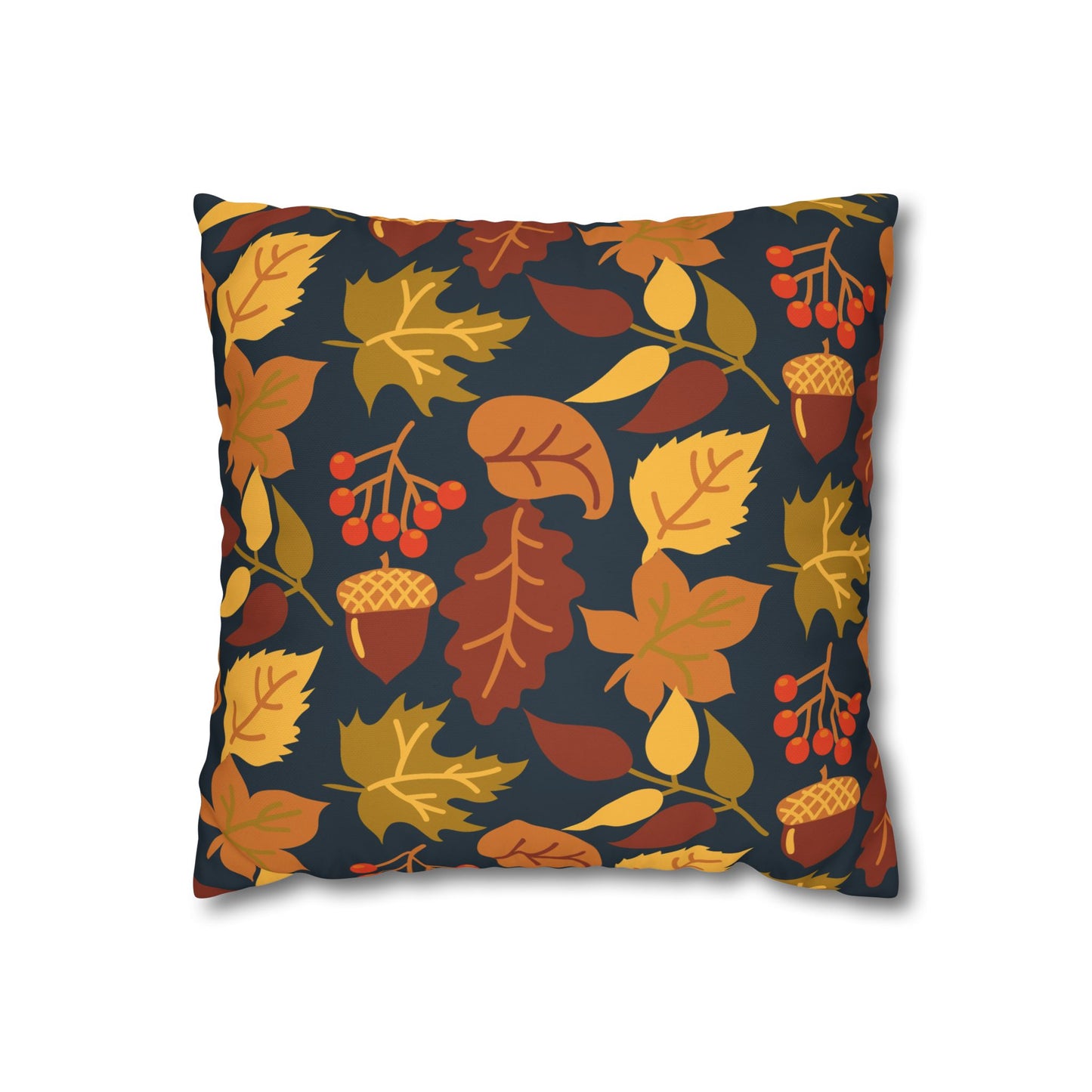 Autumn Leaf Decorative Pillowcase, Cozy Fall Decor, Harvest Home Accent, Thanksgiving Gift, Seasonal Cushion Cover
