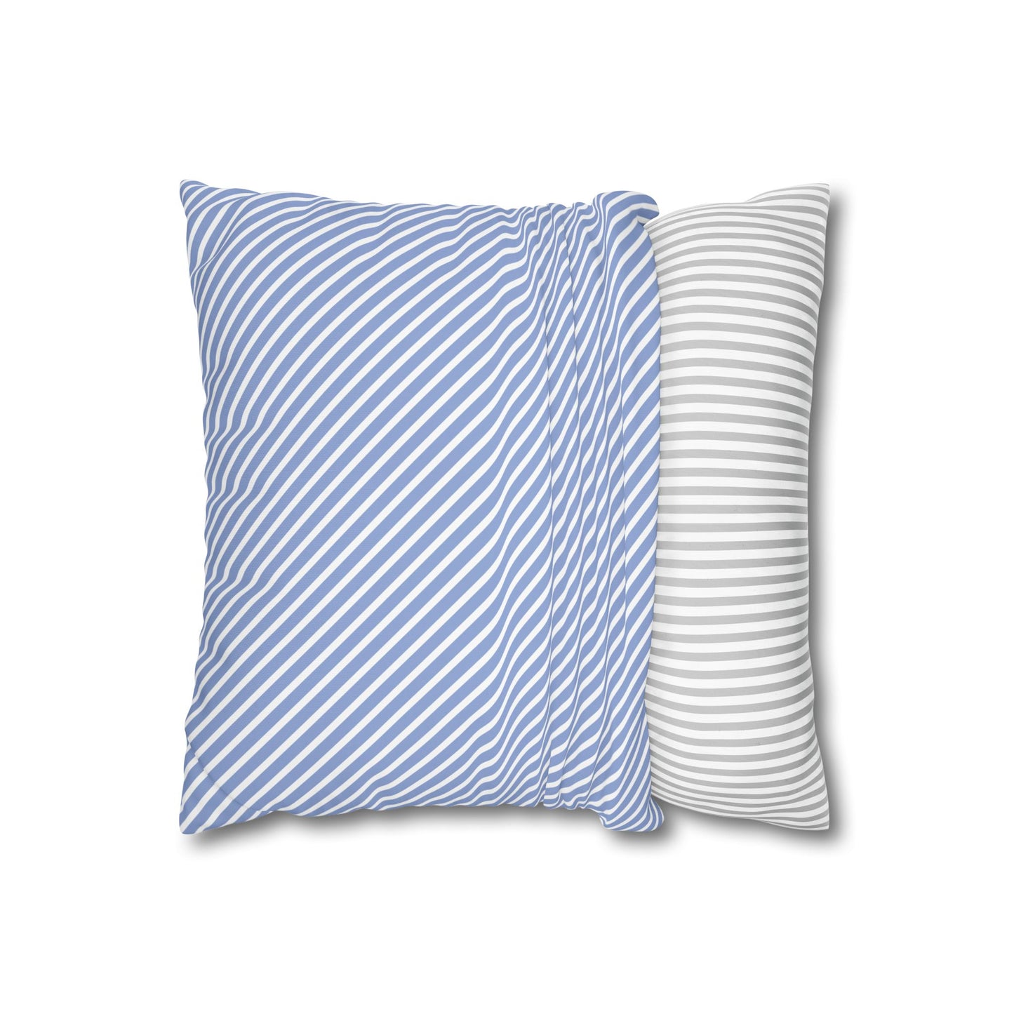 Blue Stripe Decorative Pillowcase, Cozy Throw Cushion Cover for Living Room, Home Decor, Gift for Housewarming, Birthday