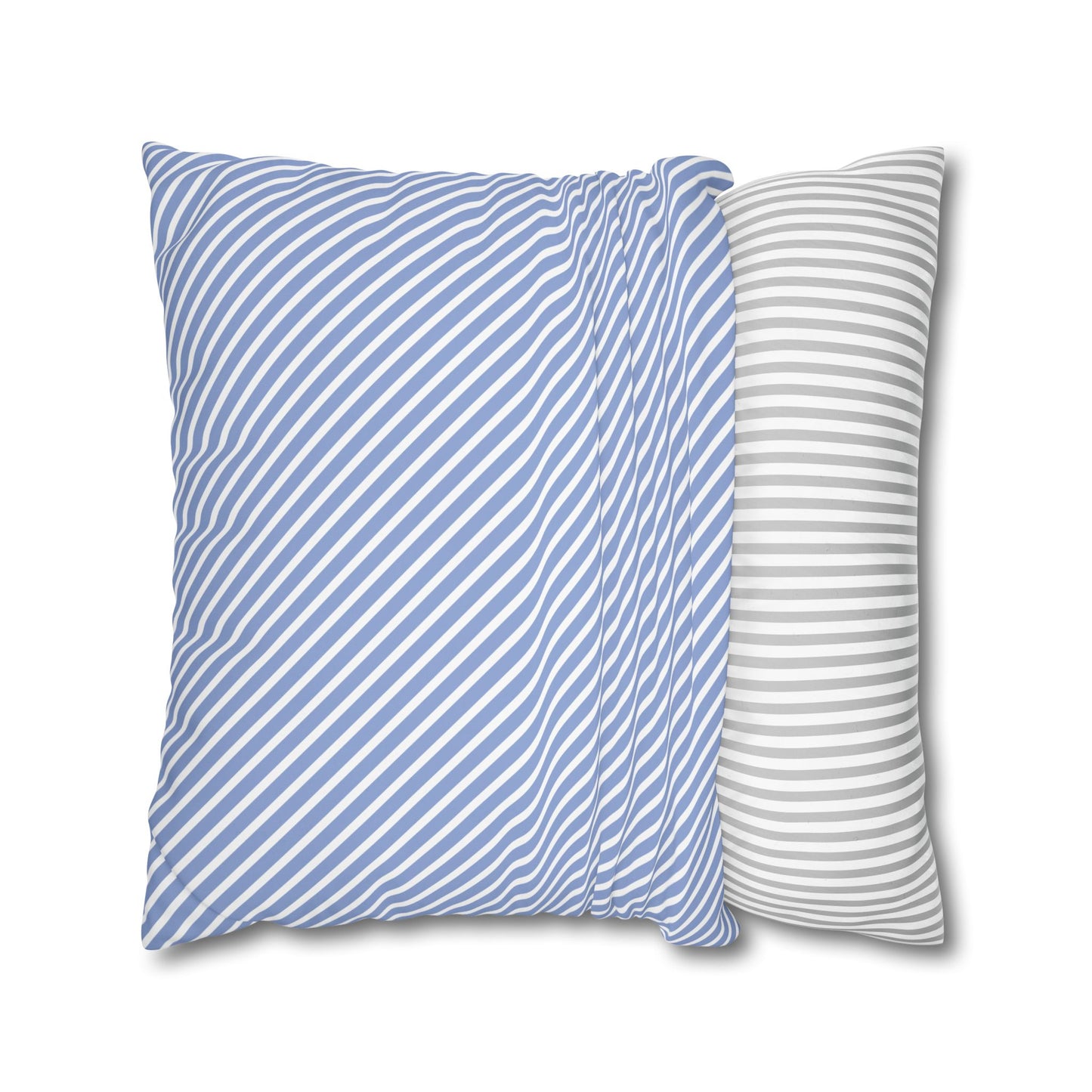 Blue Stripe Decorative Pillowcase, Cozy Throw Cushion Cover for Living Room, Home Decor, Gift for Housewarming, Birthday