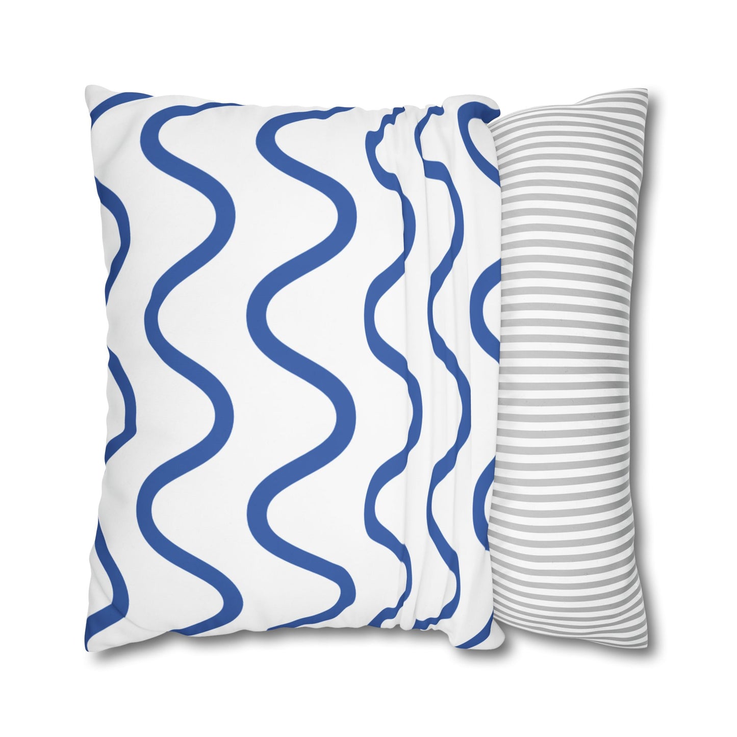 Wave Pattern Decorative Pillowcase | Coastal Vibe, Home Decor, Throw Pillow Cover, Room Accent, Gift for Ocean Lovers