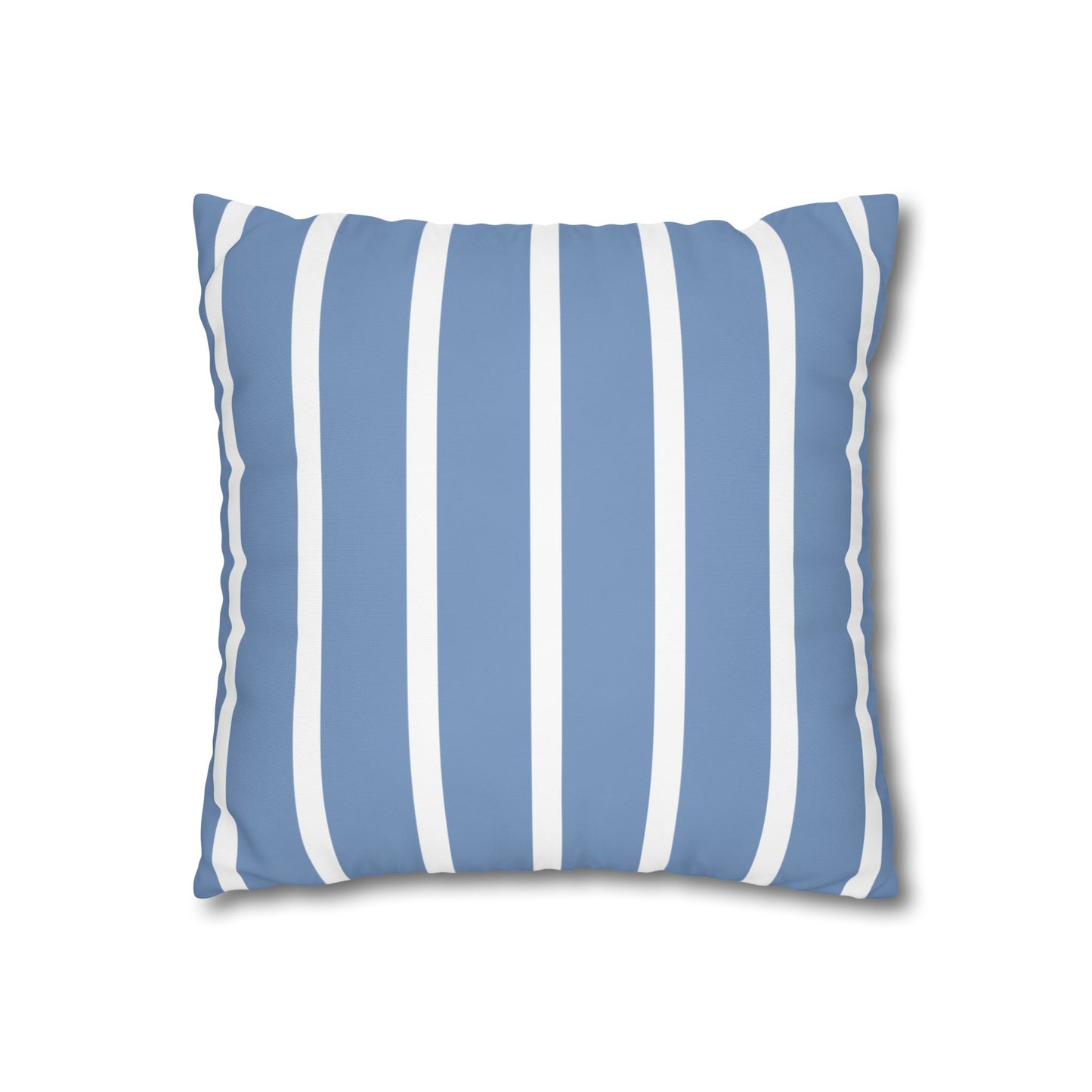 Stylish Striped Throw Pillowcase, Decorative Cushion Cover, Modern Home Decor, Blue Stripe Accent Pillow, Gift for Couch Lovers