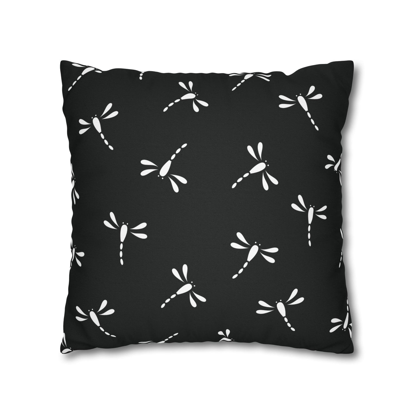 Moonlit Dragonfly Pillowcase - Boho Home Decor, Throw Pillow Cover, Gift for Nature Lovers, Cozy Bedroom Accent, Unique Home Accessories
