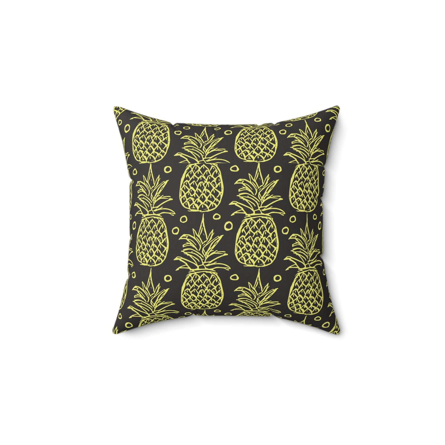 Pineapple Pattern Decorative Pillow - Tropical Home Accent