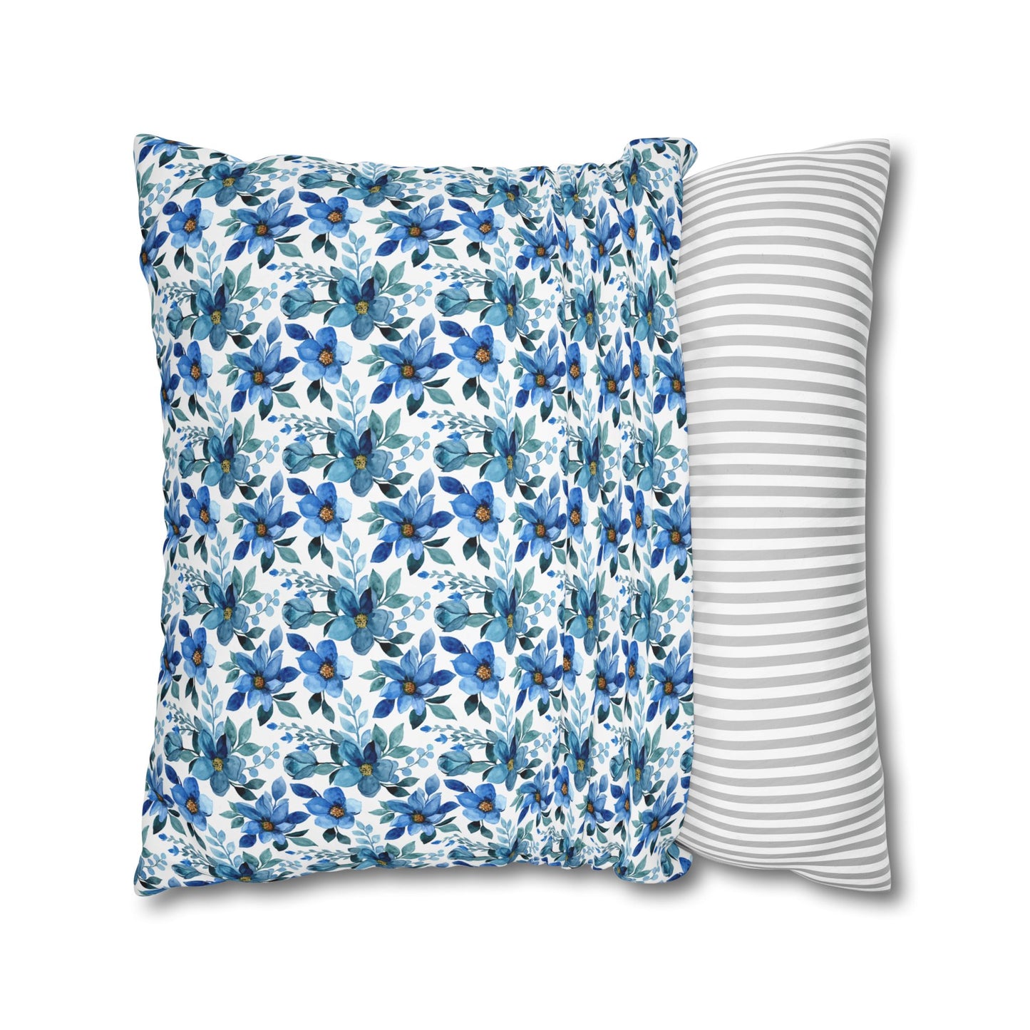 Floral Square Pillowcase | Cozy Home Decor, Gift for Relaxation, Boho Bedroom Accent, Housewarming Present, Summer Vibes
