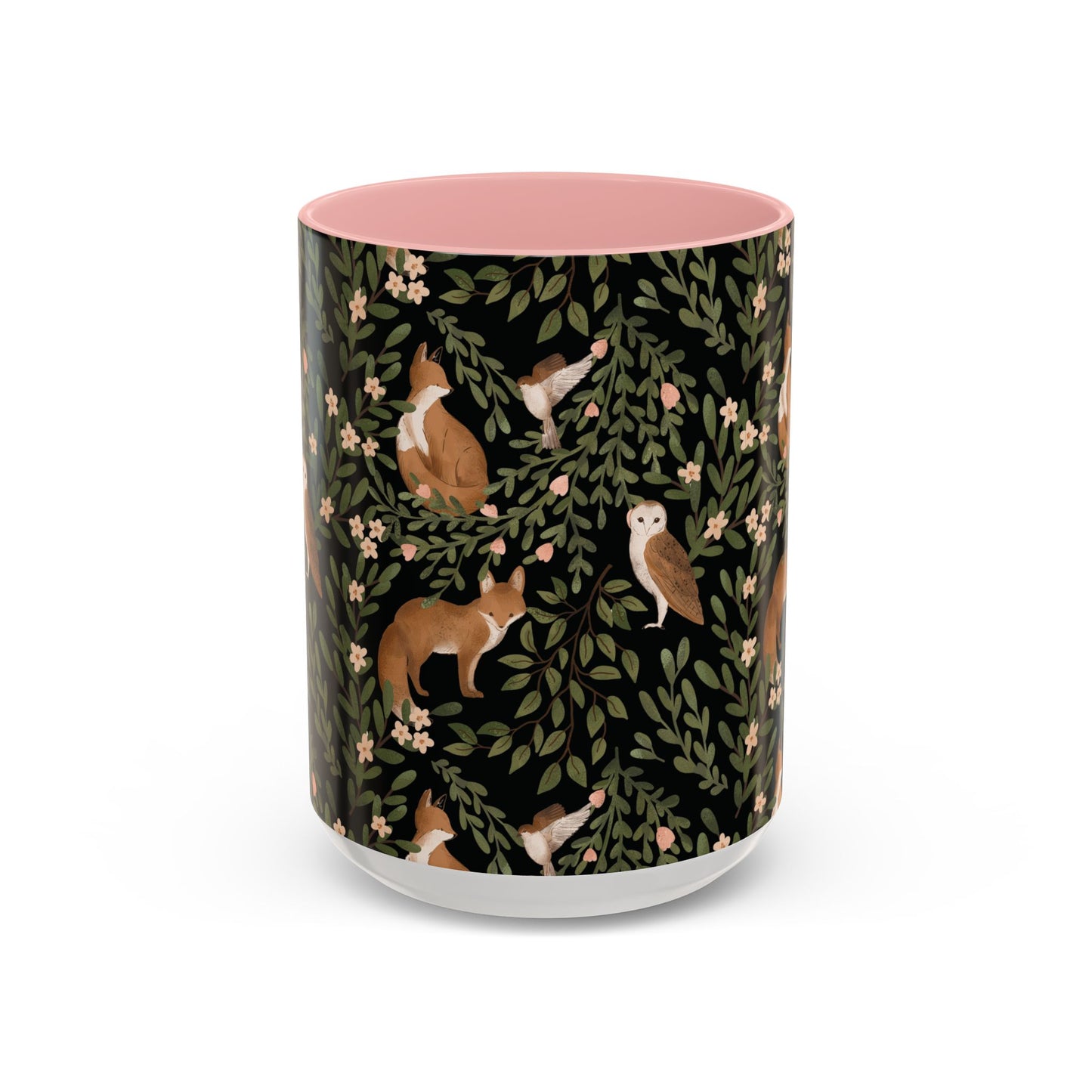 Mug - Little Fox and Owl Woodland Scene Coffee Cup