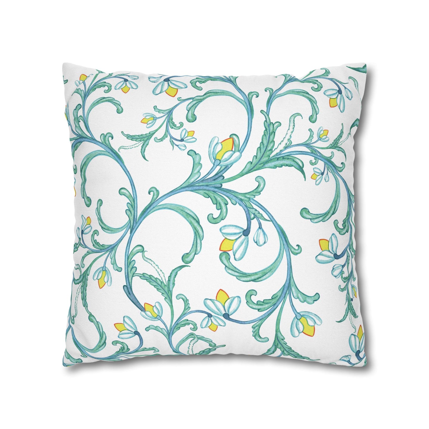 Blue Yellow Kissed Dragonfly Decorative Pillowcase | Home Decor, Gifts, Nature Lover, Birthday, Housewarming