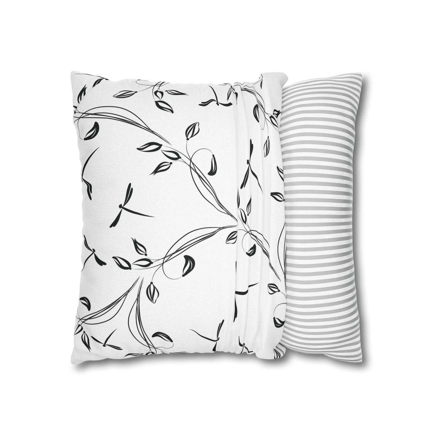 Elegant Dragonfly Pillowcase, Modern Home Decor, Indoor Cushion Cover, Cozy Living Room Accent, Unique Bedroom Gift, Nature-Inspired Decor
