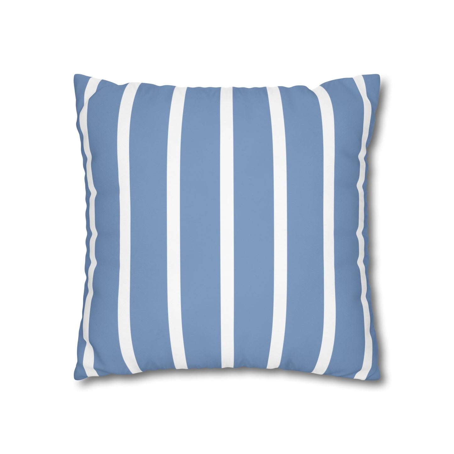 Stylish Striped Throw Pillowcase, Decorative Cushion Cover, Modern Home Decor, Blue Stripe Accent Pillow, Gift for Couch Lovers