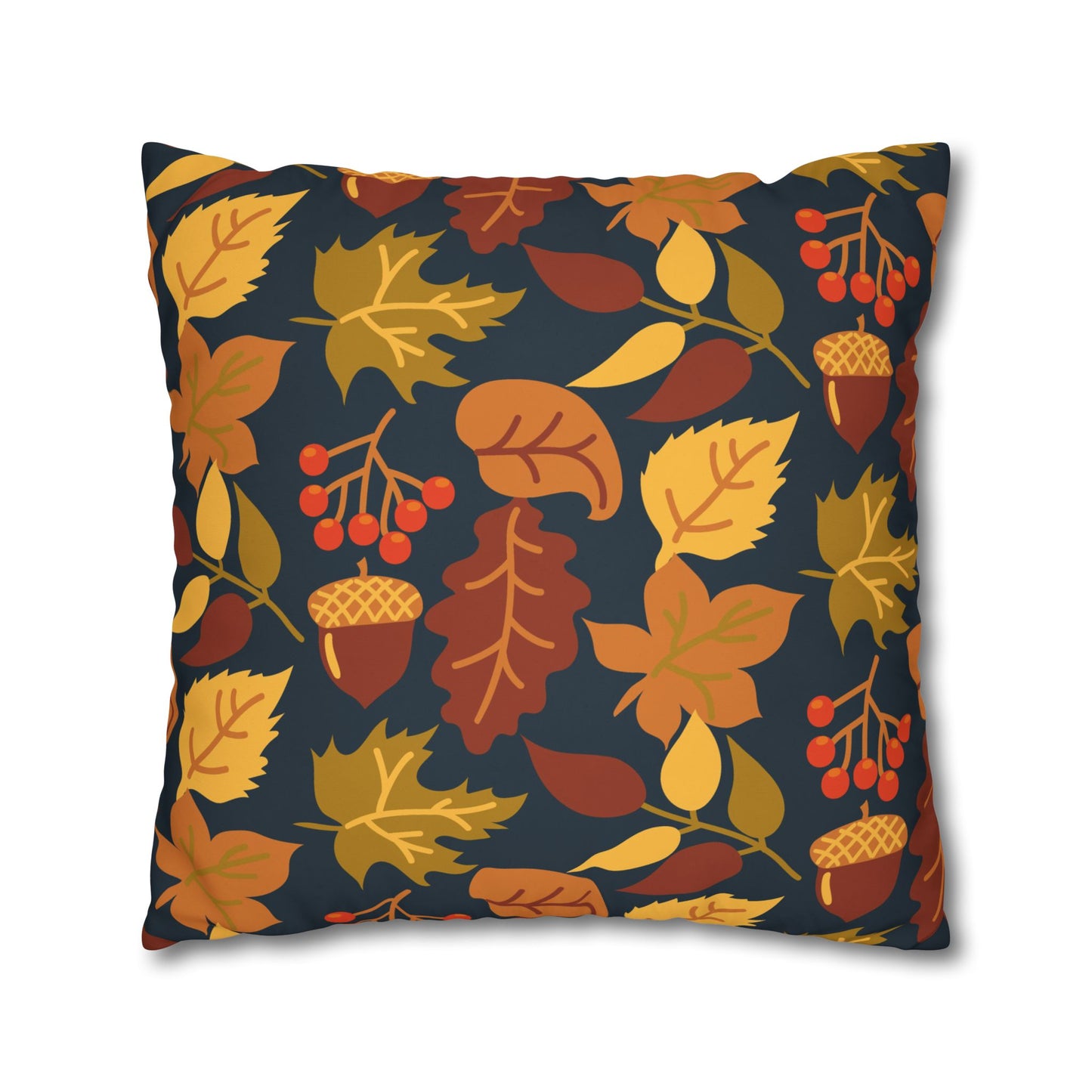 Autumn Leaf Decorative Pillowcase, Cozy Fall Decor, Harvest Home Accent, Thanksgiving Gift, Seasonal Cushion Cover