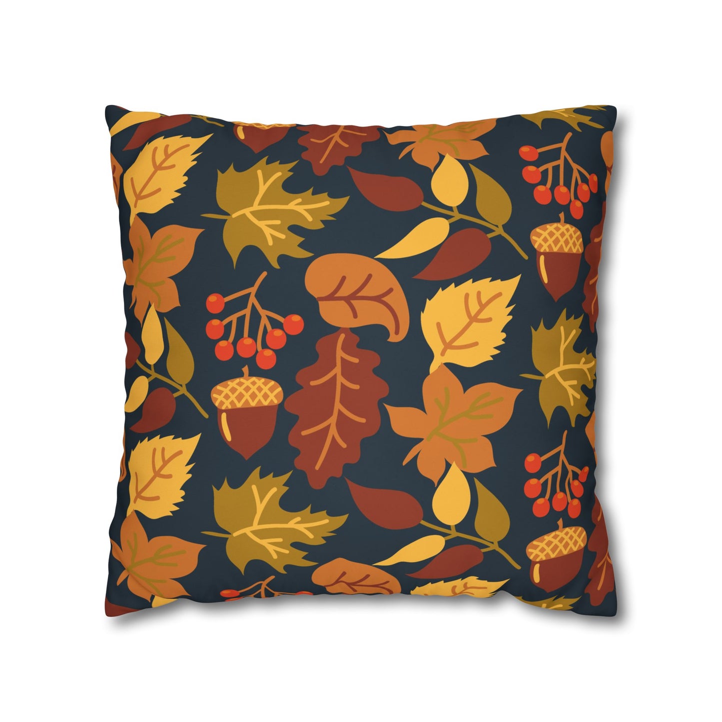 Autumn Leaf Decorative Pillowcase, Cozy Fall Decor, Harvest Home Accent, Thanksgiving Gift, Seasonal Cushion Cover