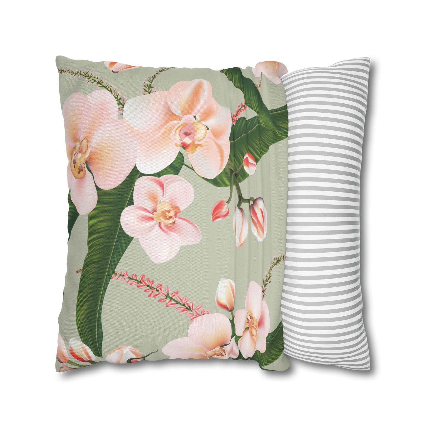 Floral Decorative Pillowcase | Cozy Home Accent, Gift for Flower Lovers, Spring Decor, Tropical Vibes, Easy Home Makeover