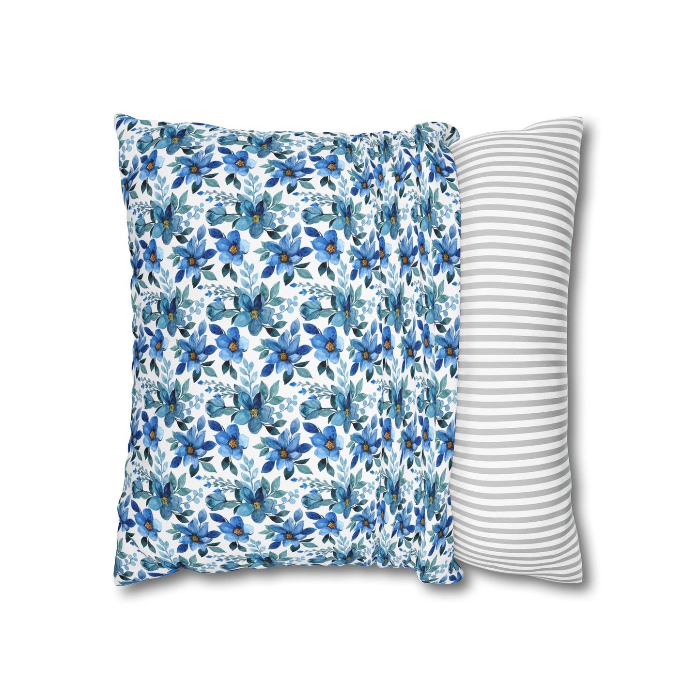 Floral Square Pillowcase | Cozy Home Decor, Gift for Relaxation, Boho Bedroom Accent, Housewarming Present, Summer Vibes