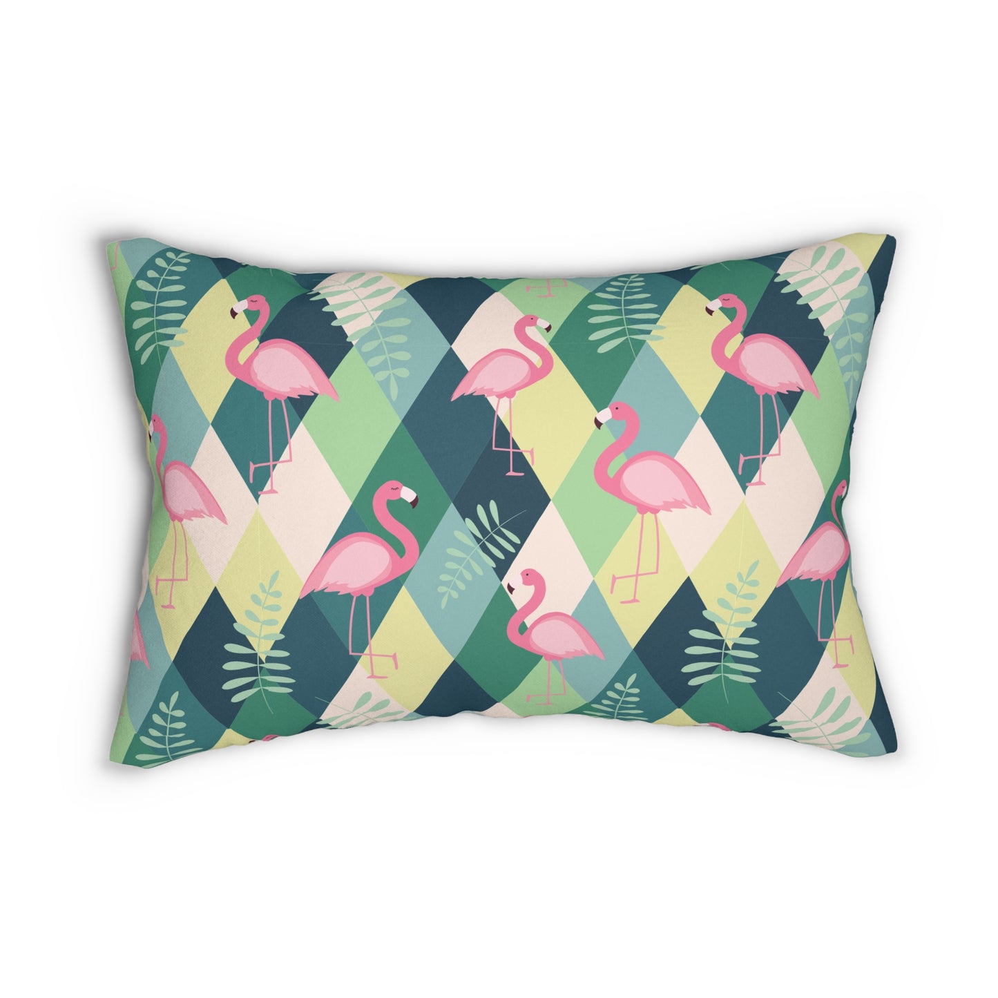 Tropical Flamingo - Stylish Home Decor for Summer Vibes - Lumbar Pillow