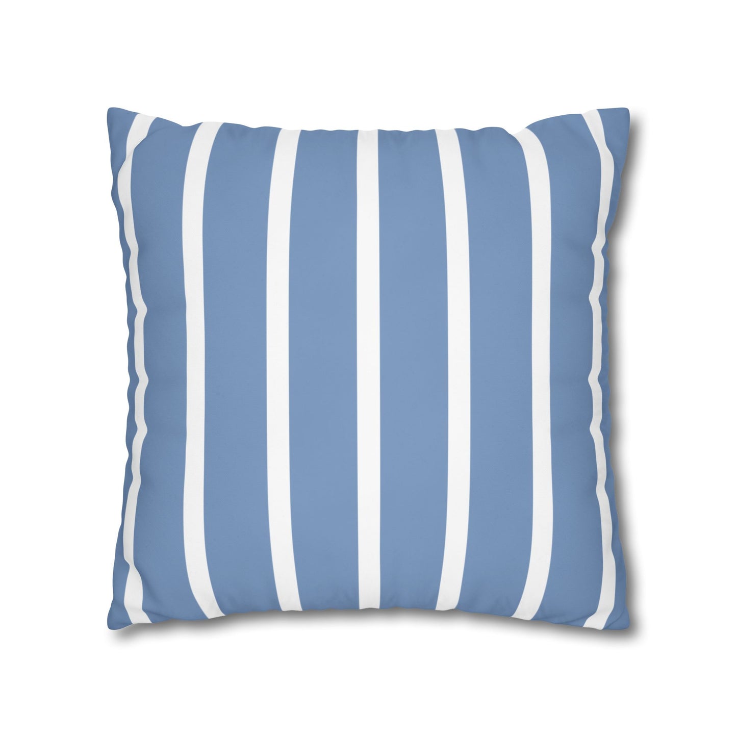 Stylish Striped Throw Pillowcase, Decorative Cushion Cover, Modern Home Decor, Blue Stripe Accent Pillow, Gift for Couch Lovers