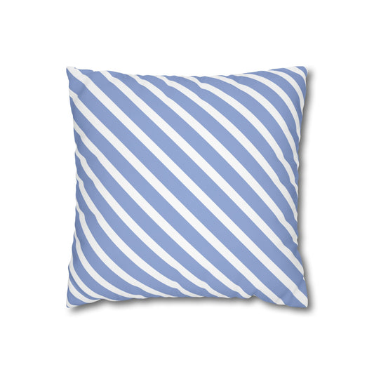 Striped Decorative Pillowcase for Cozy Home Decor, Modern Living, Birthday Gift, Housewarming, Seasonal Accent