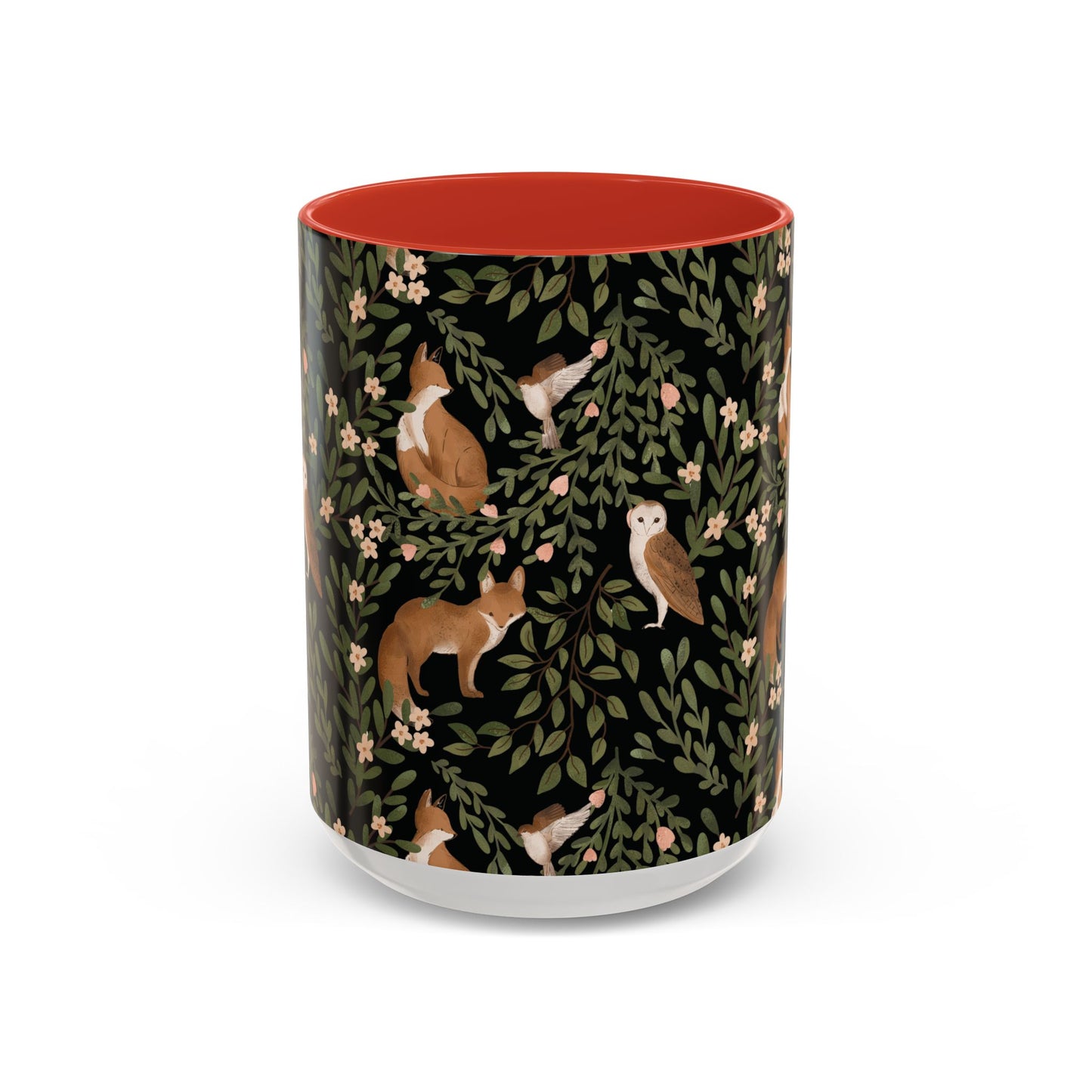 Mug - Little Fox and Owl Woodland Scene Coffee Cup