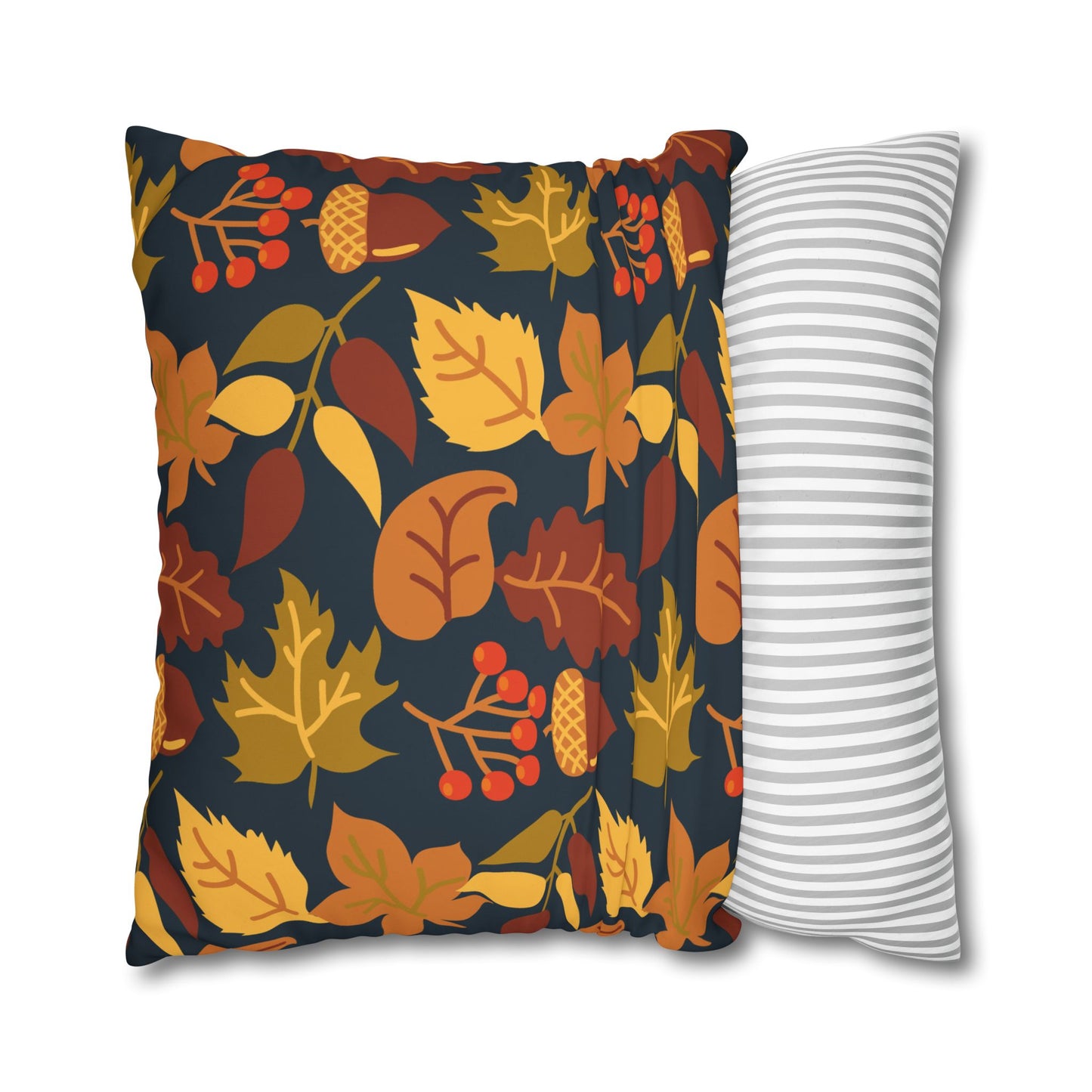 Autumn Leaf Decorative Pillowcase, Cozy Fall Decor, Harvest Home Accent, Thanksgiving Gift, Seasonal Cushion Cover