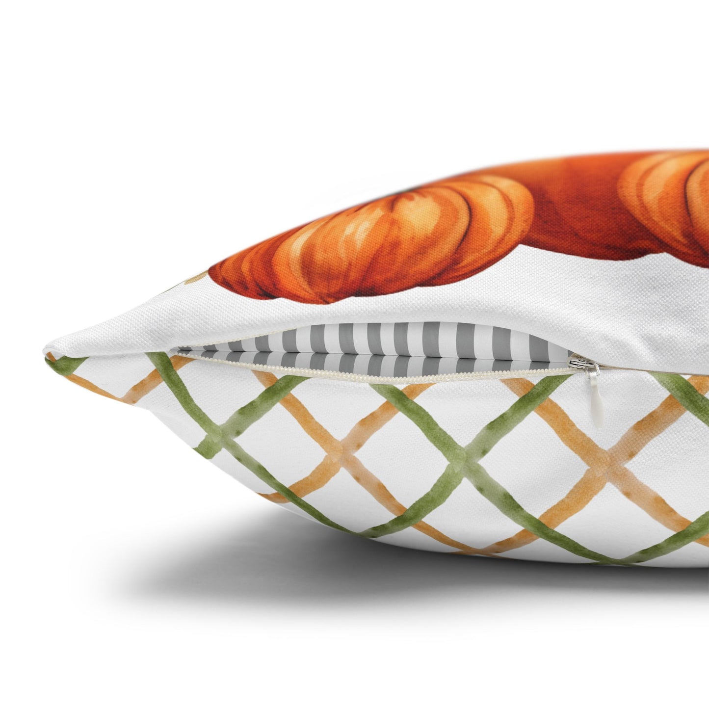 Autumn Pumpkin Canvas Pillowcase, Fall Decor, Cozy Home Accents, Seasonal Cushion, Harvest Celebration Pillow